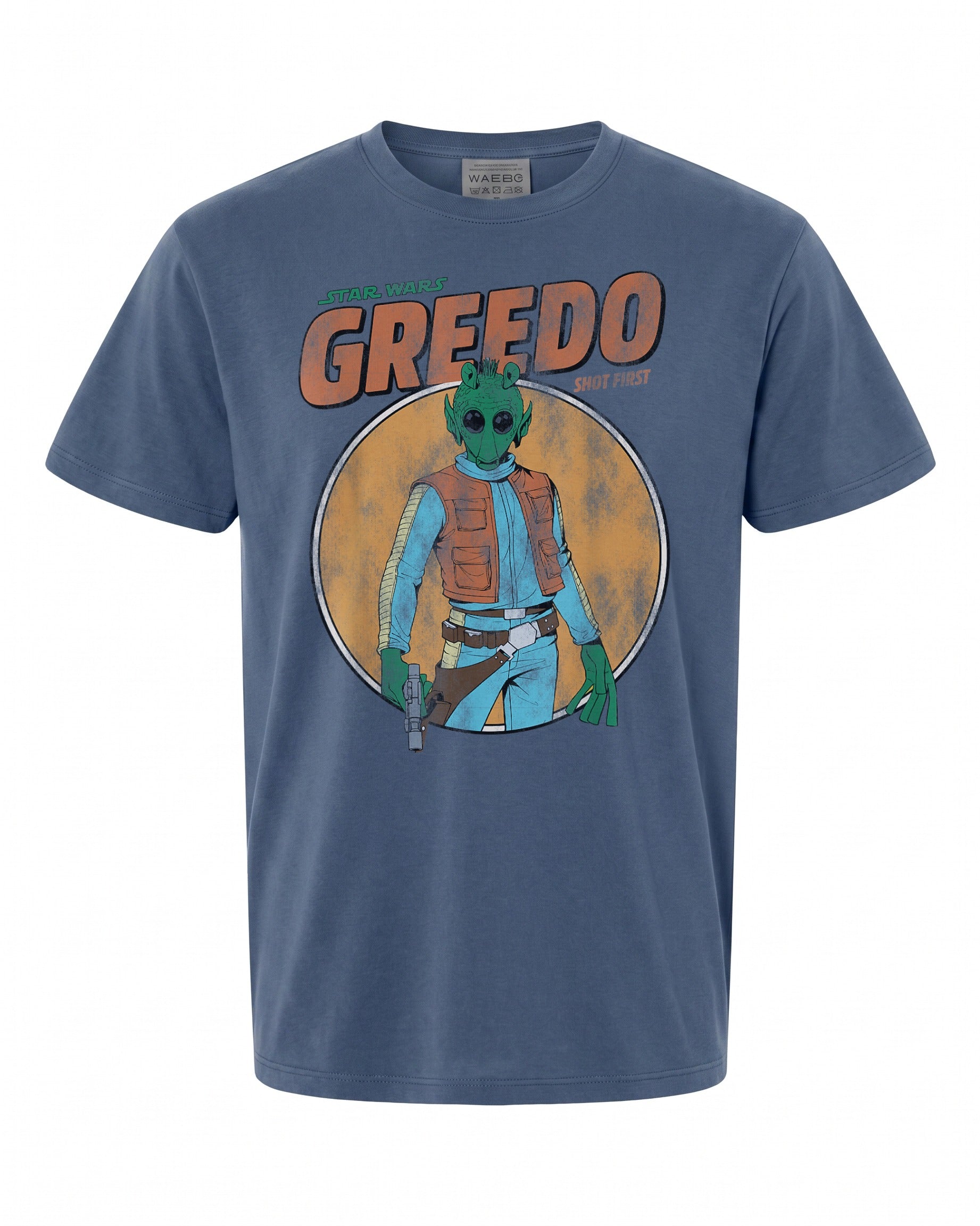 Star Wars Greedo Shot First T-Shirt - Retro Style for Fans | Vintage Feel