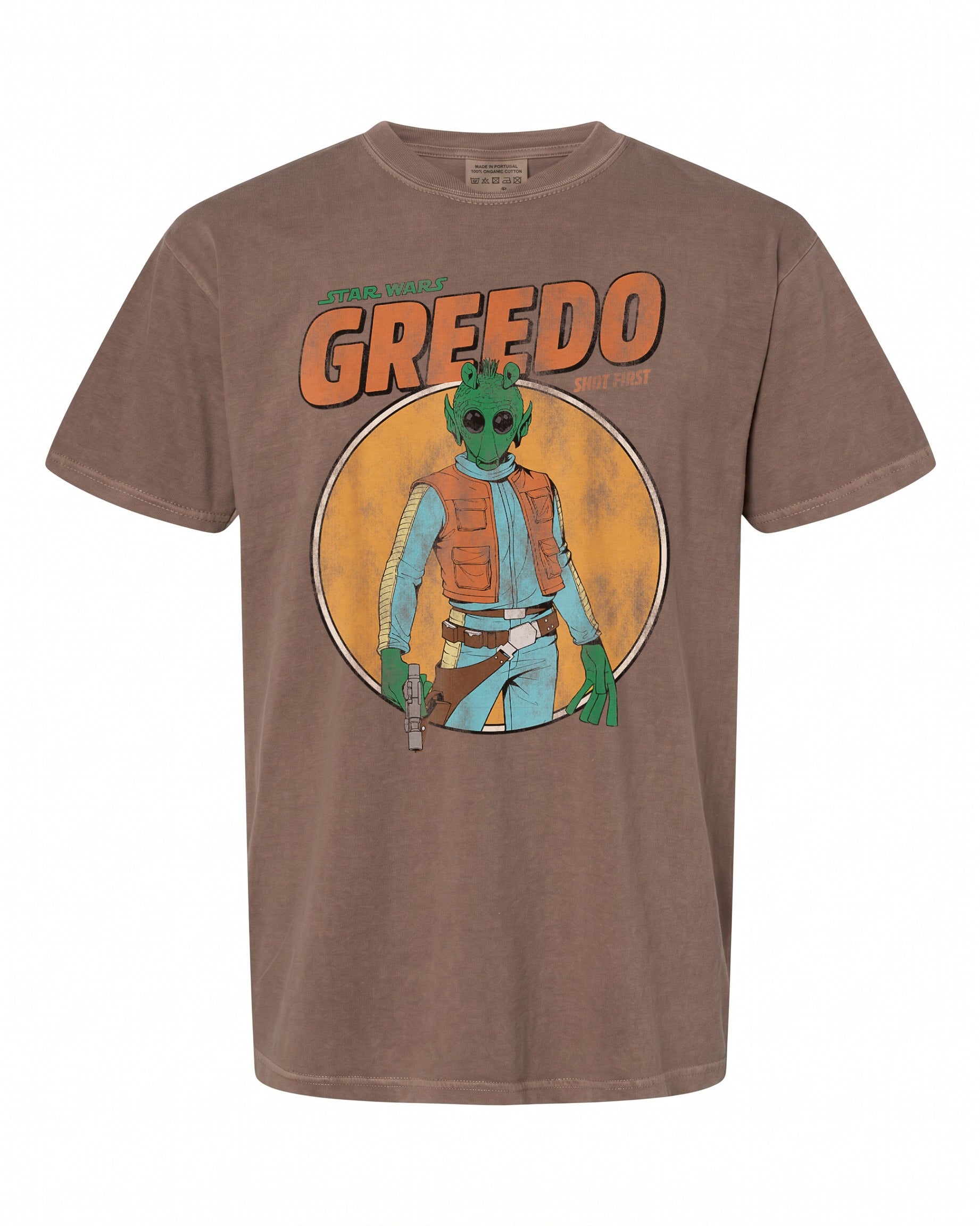 Star Wars Greedo Shot First T-Shirt - Retro Style for Fans | Vintage Feel