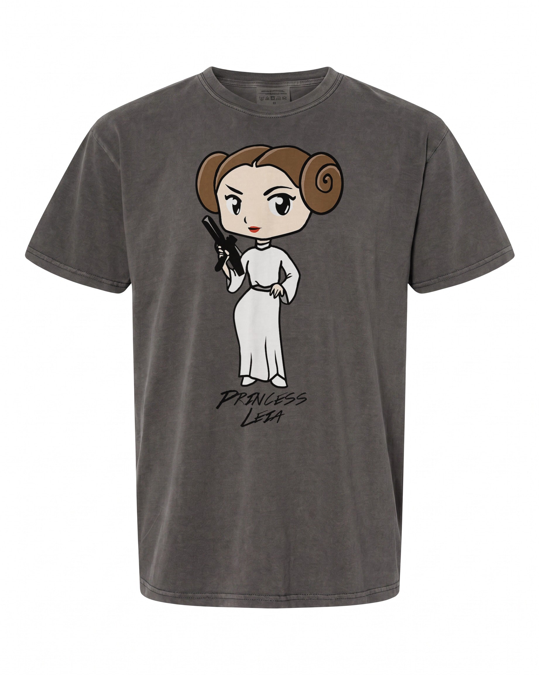 Star Wars Princess Leia Cute Cartoon T-Shirt - Perfect Gift for Fans | Retro Style