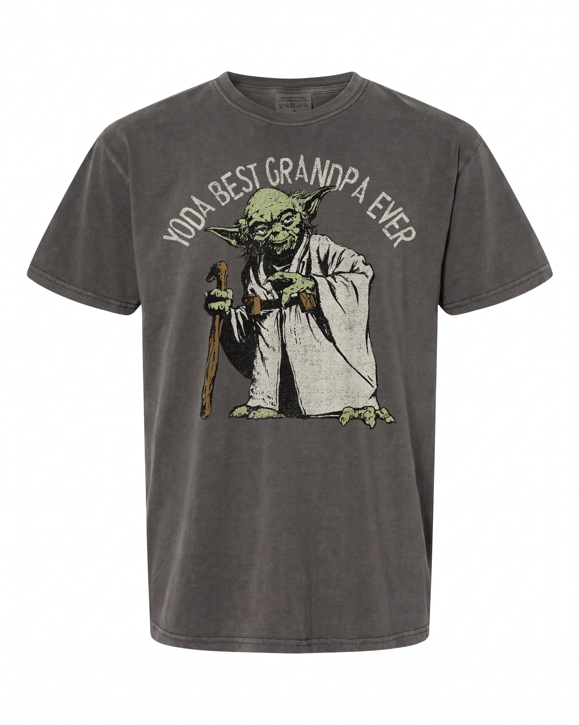 Star Wars Yoda Best Grandpa Ever Portrait T-Shirt - Perfect Gift for Fans | Vintage Style