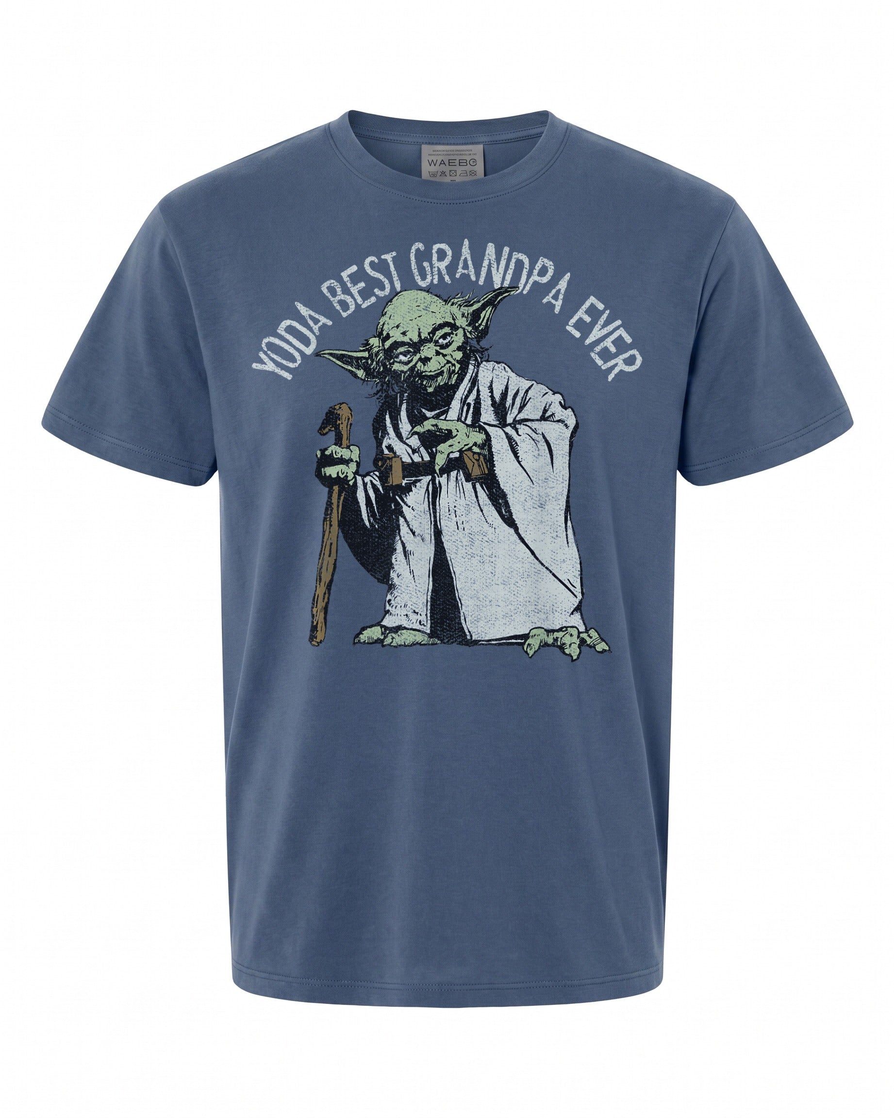 Star Wars Yoda Best Grandpa Ever Portrait T-Shirt - Perfect Gift for Fans | Vintage Style