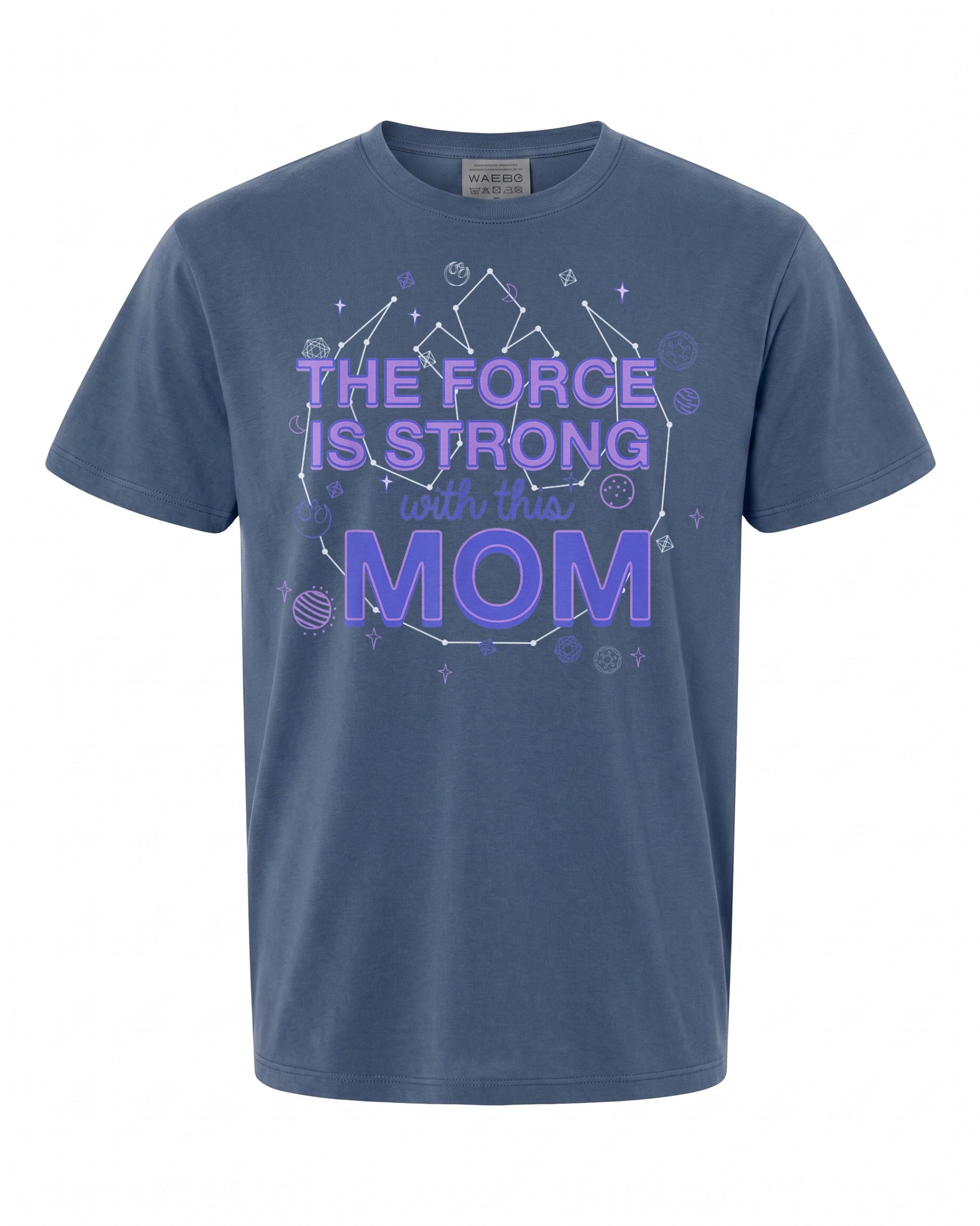Star Wars The Force Is Strong With This Mom T-Shirt - Perfect Gift for Fans | Rebel Logo