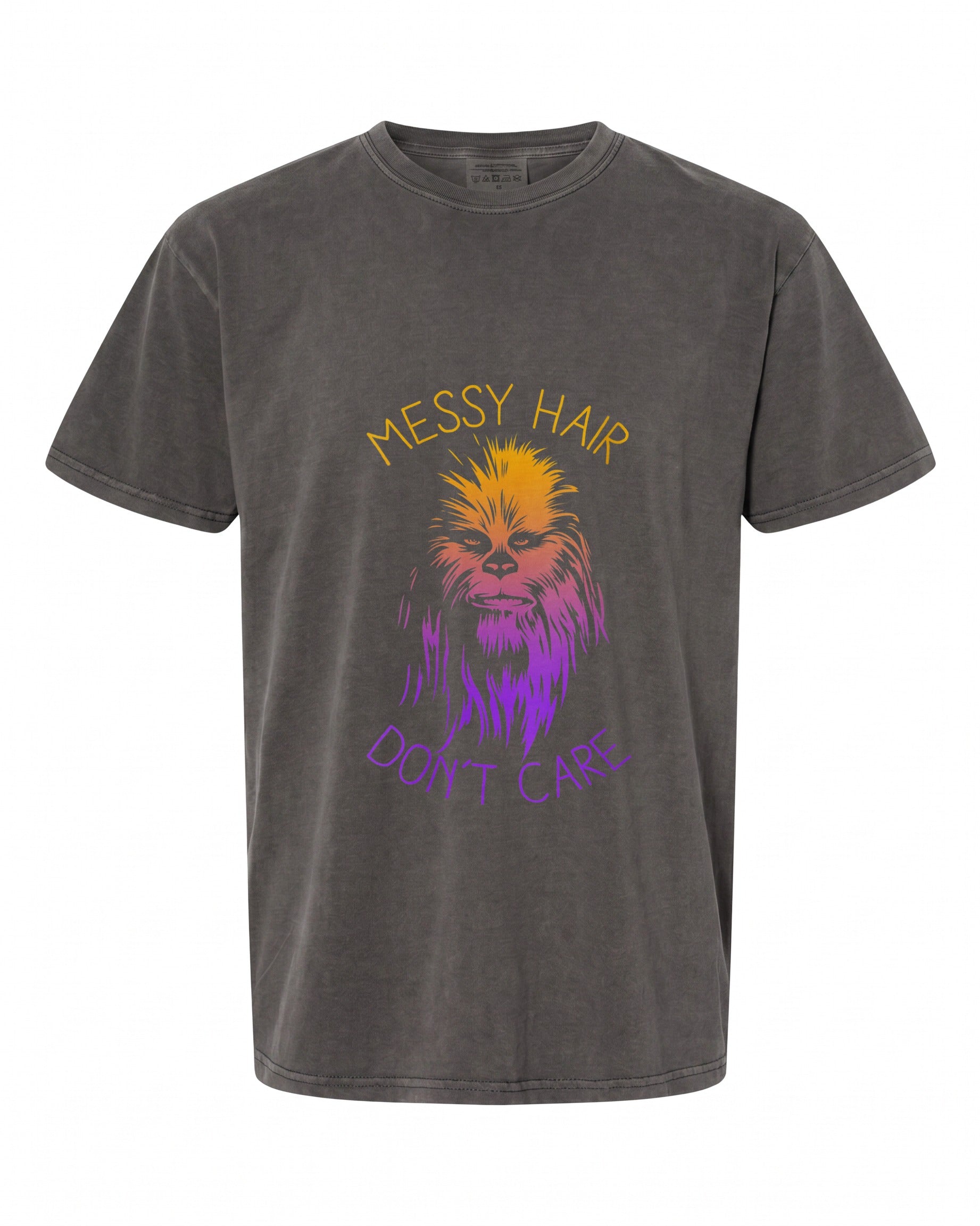 Womens Star Wars Chewbacca Messy Hair T-Shirt - Fun & Stylish | Geeky Vibes