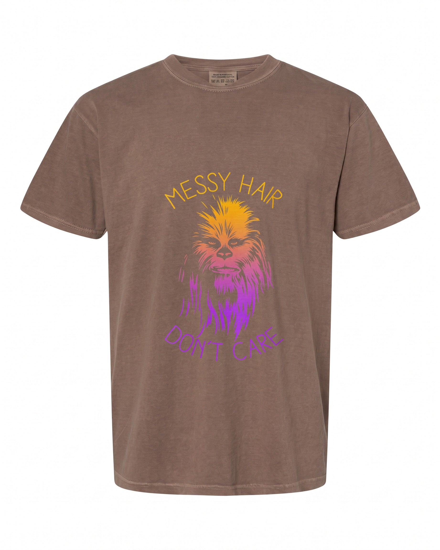Womens Star Wars Chewbacca Messy Hair T-Shirt - Fun & Stylish | Geeky Vibes