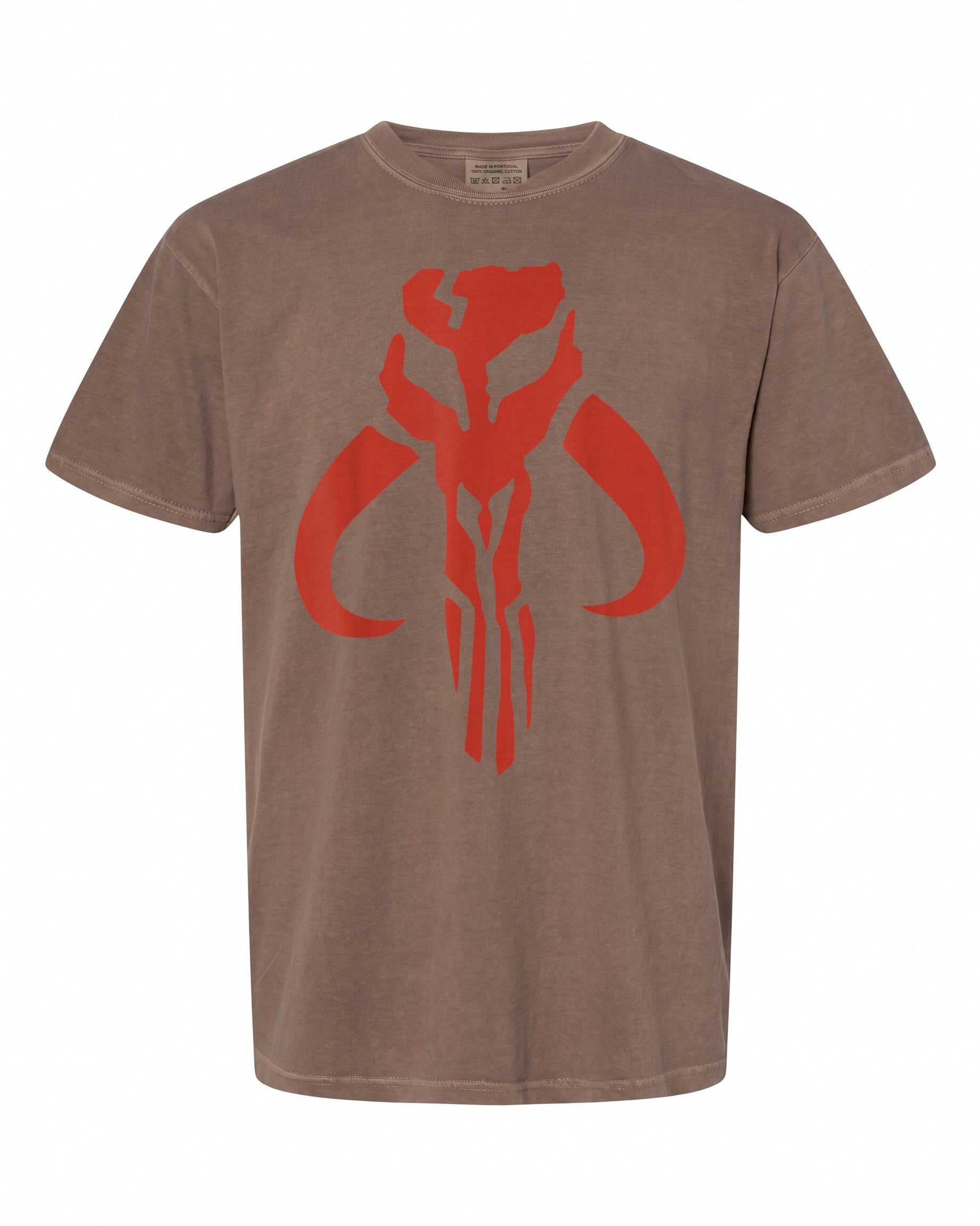Star Wars Red Mandalorian Logo T-Shirt - Iconic Design for Fans | Premium Feel