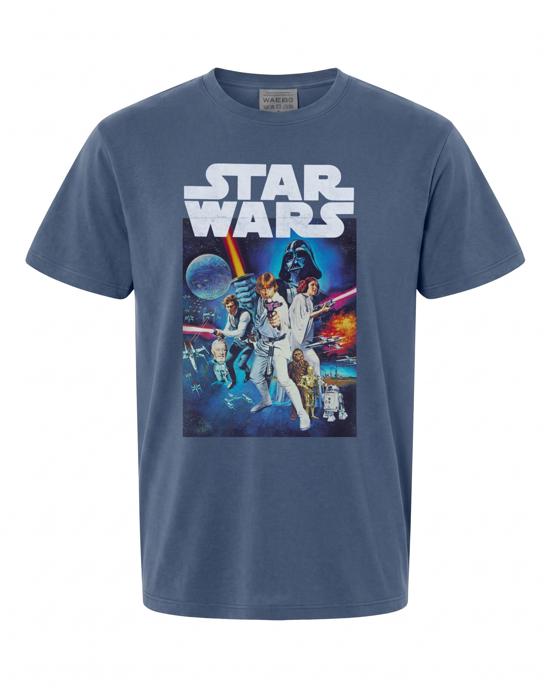 Star Wars Vintage Cast Poster Long Sleeve T-Shirt - Iconic Design for Fans
