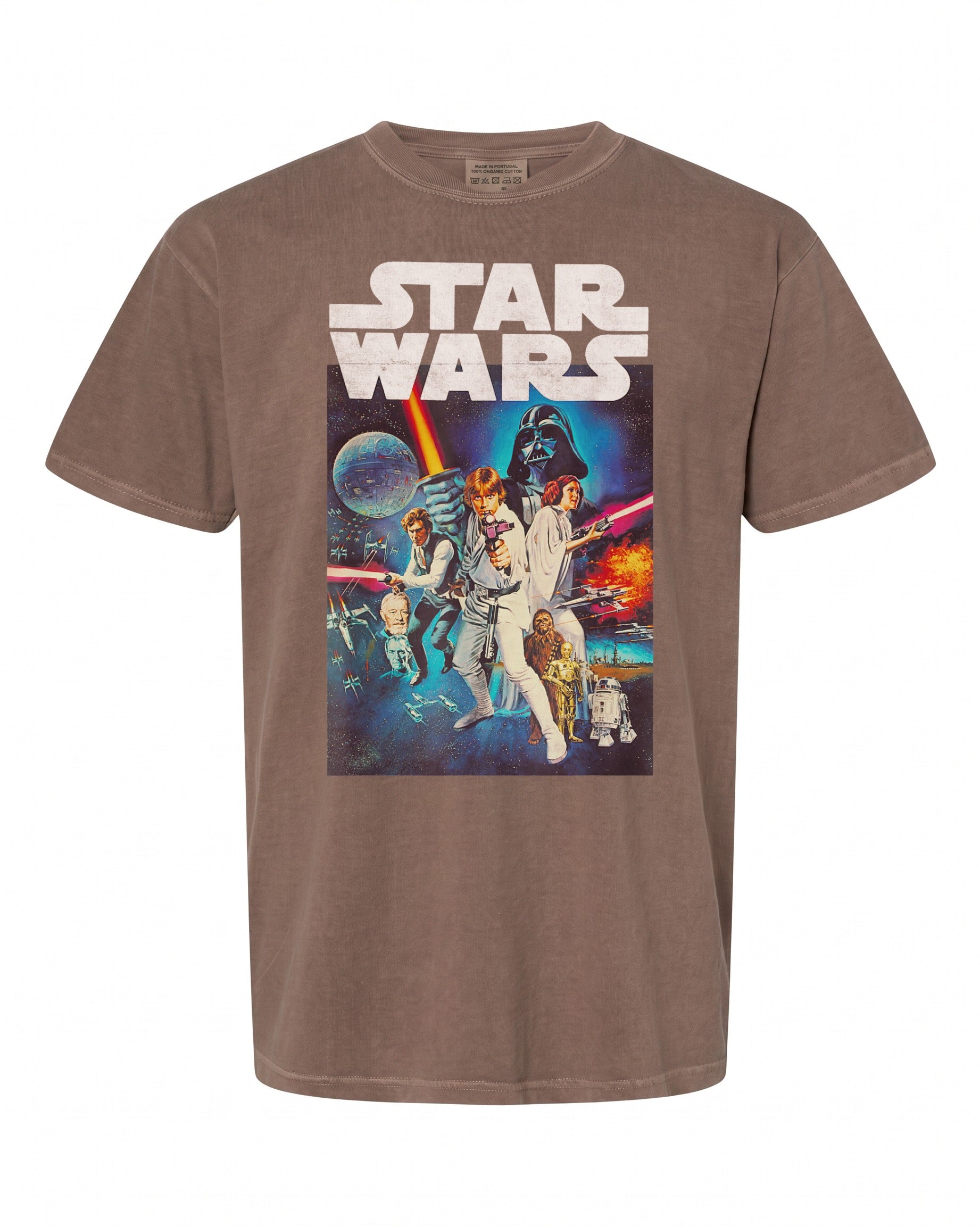 Star Wars Vintage Cast Poster T-Shirt - Classic Design for Fans