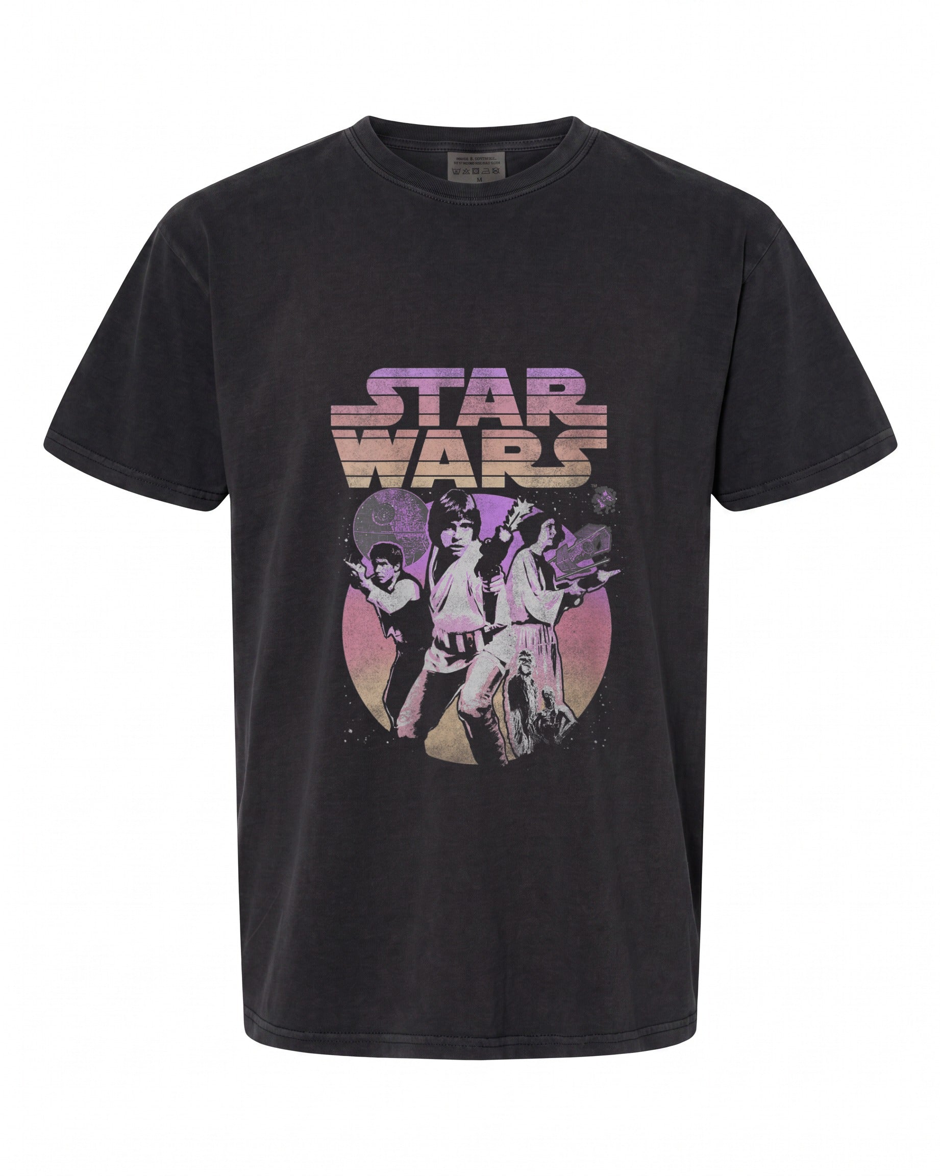 Star Wars Retro Gradient V-Neck T-Shirt - Perfect for Fans | Vintage Style