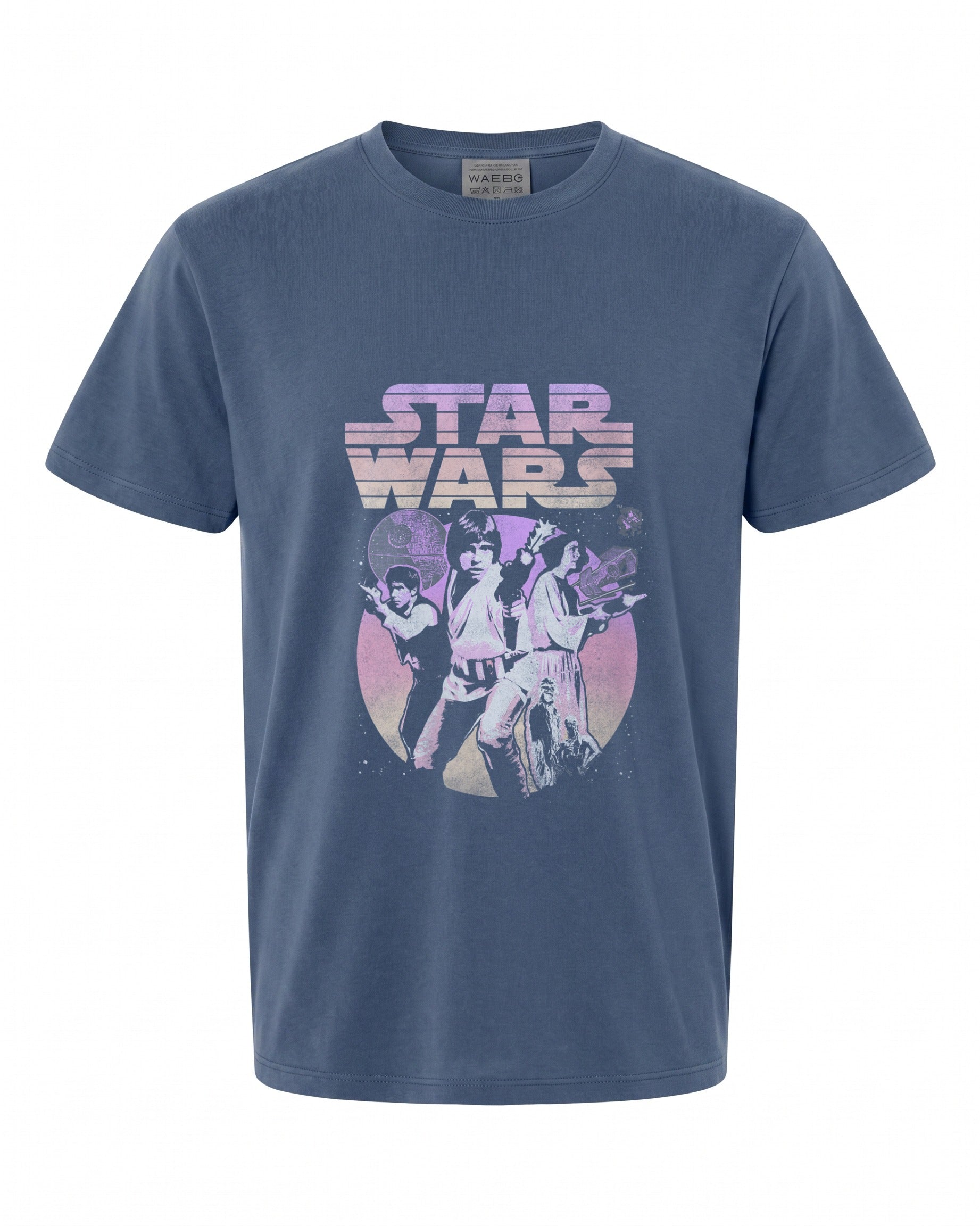 Star Wars Retro Gradient V-Neck T-Shirt - Perfect for Fans | Vintage Style