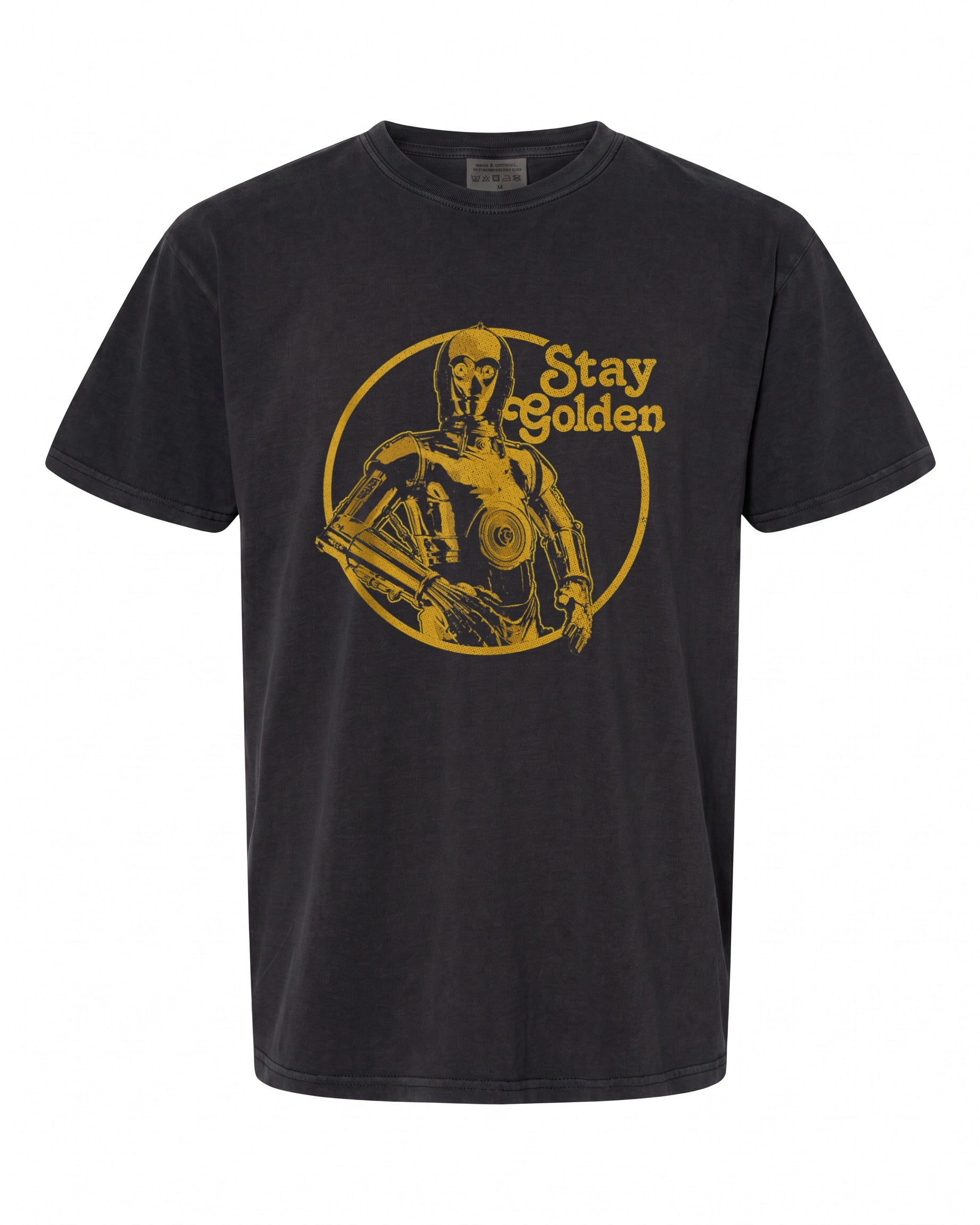 Star Wars C-3PO Full T-Shirt - Stay Golden Design | Retro Style