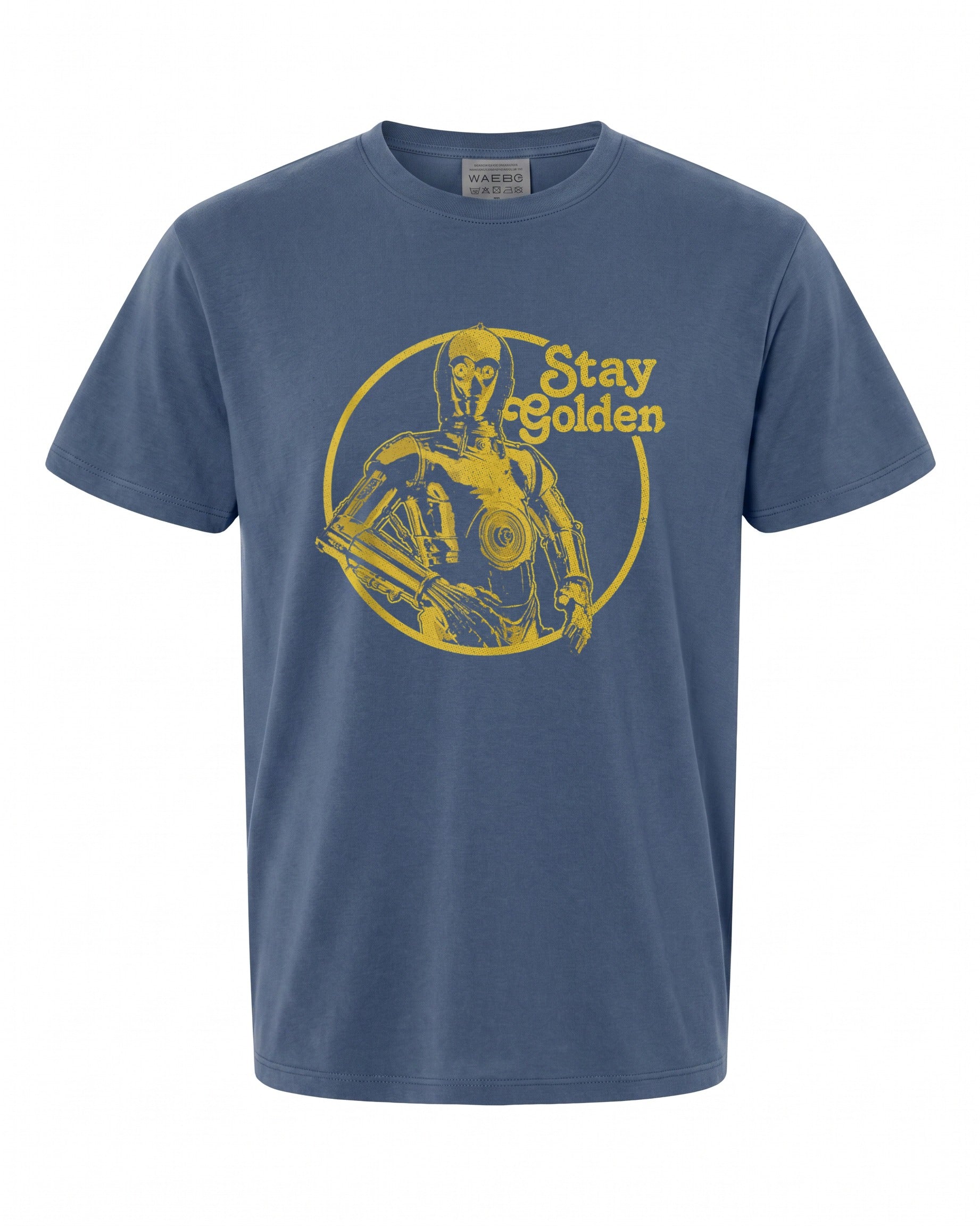 Star Wars C-3PO Full T-Shirt - Stay Golden Design | Retro Style