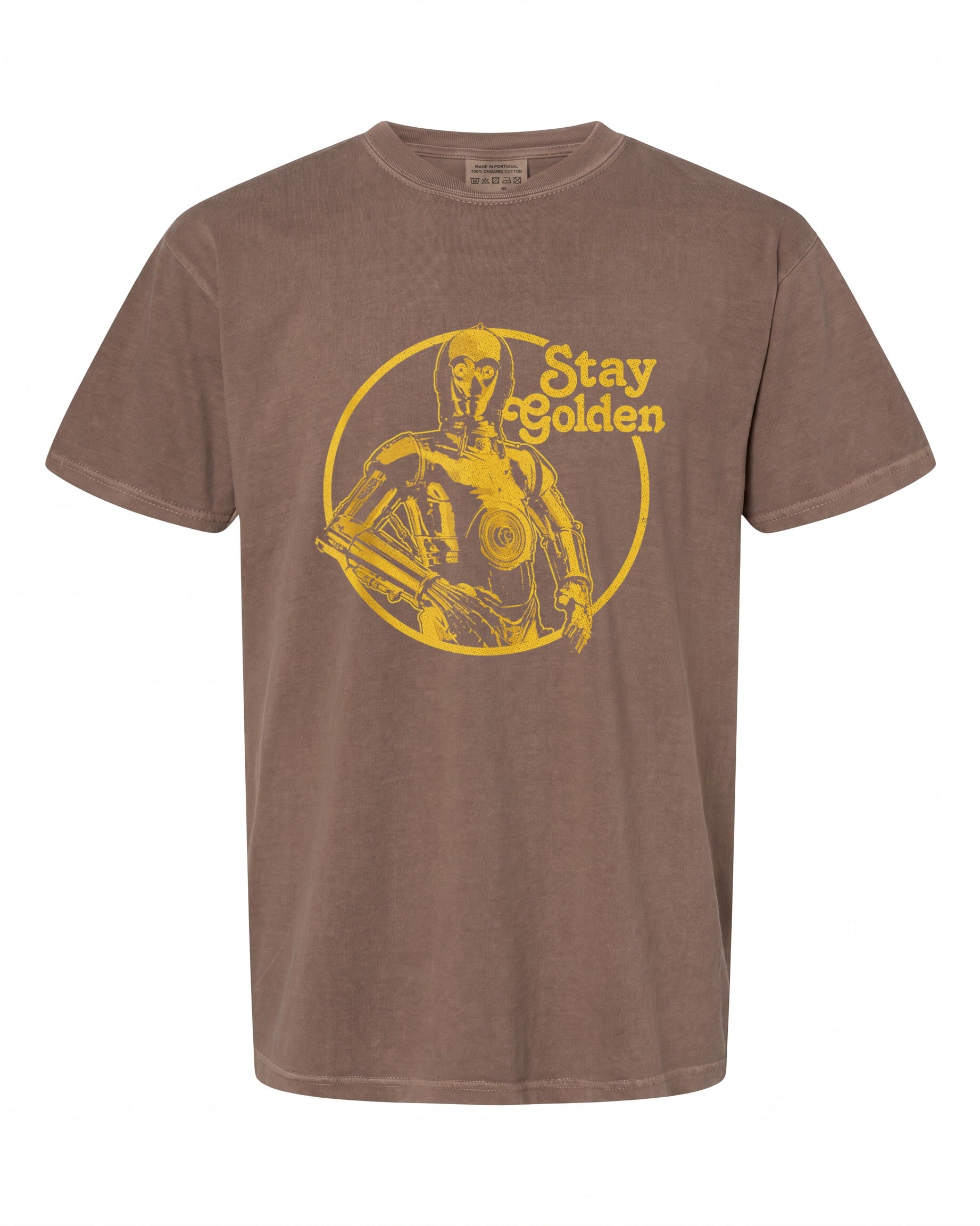 Star Wars C-3PO Full T-Shirt - Stay Golden Design | Retro Style