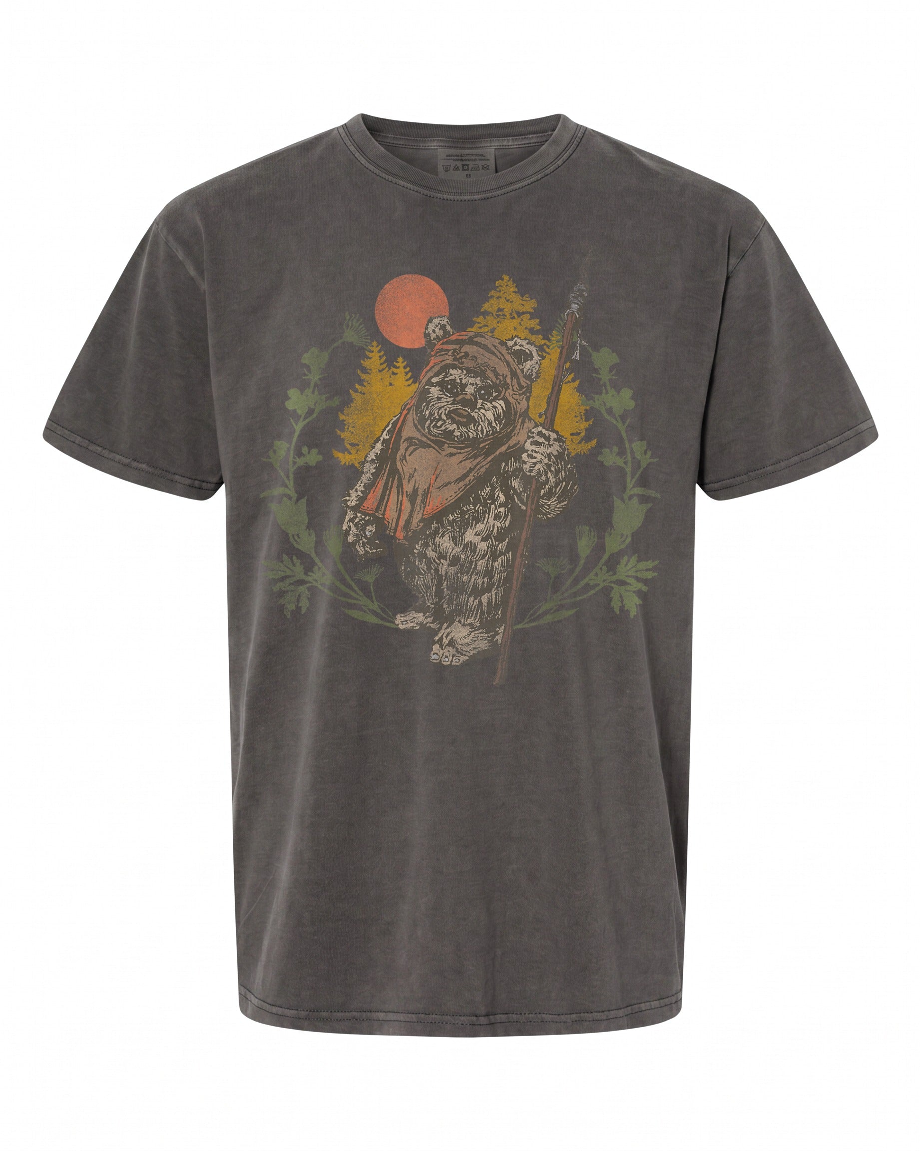 Star Wars Ewok Floral Sunset T-Shirt - Perfect Gift for Fans | Vintage Style