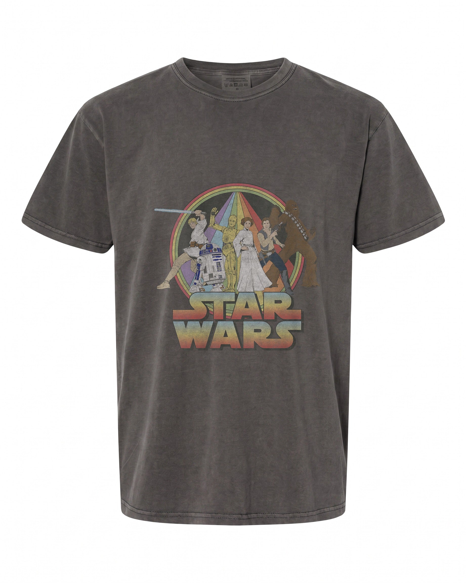 Womens Star Wars Rainbow V-Neck T-Shirt - Perfect for Fans | Vintage Style