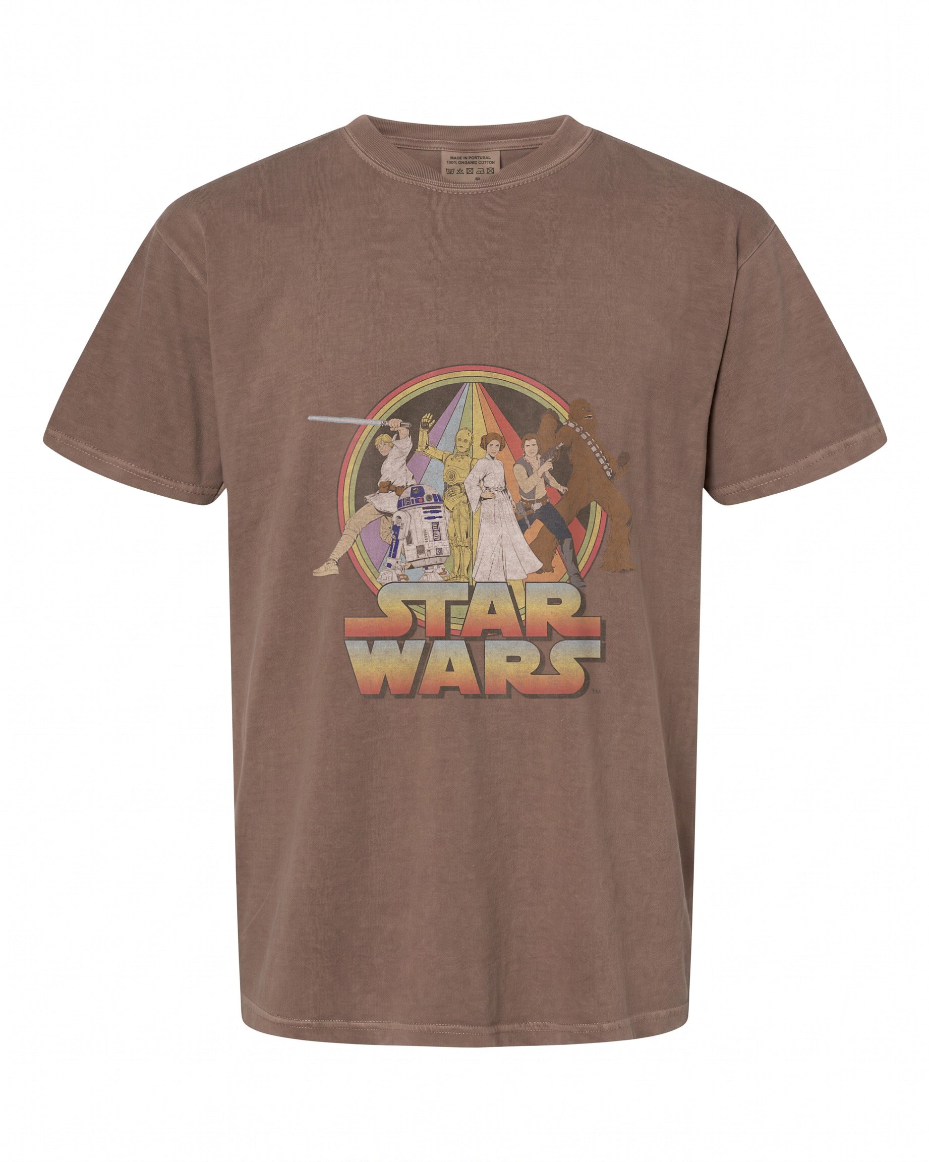 Womens Star Wars Rainbow V-Neck T-Shirt - Perfect for Fans | Vintage Style