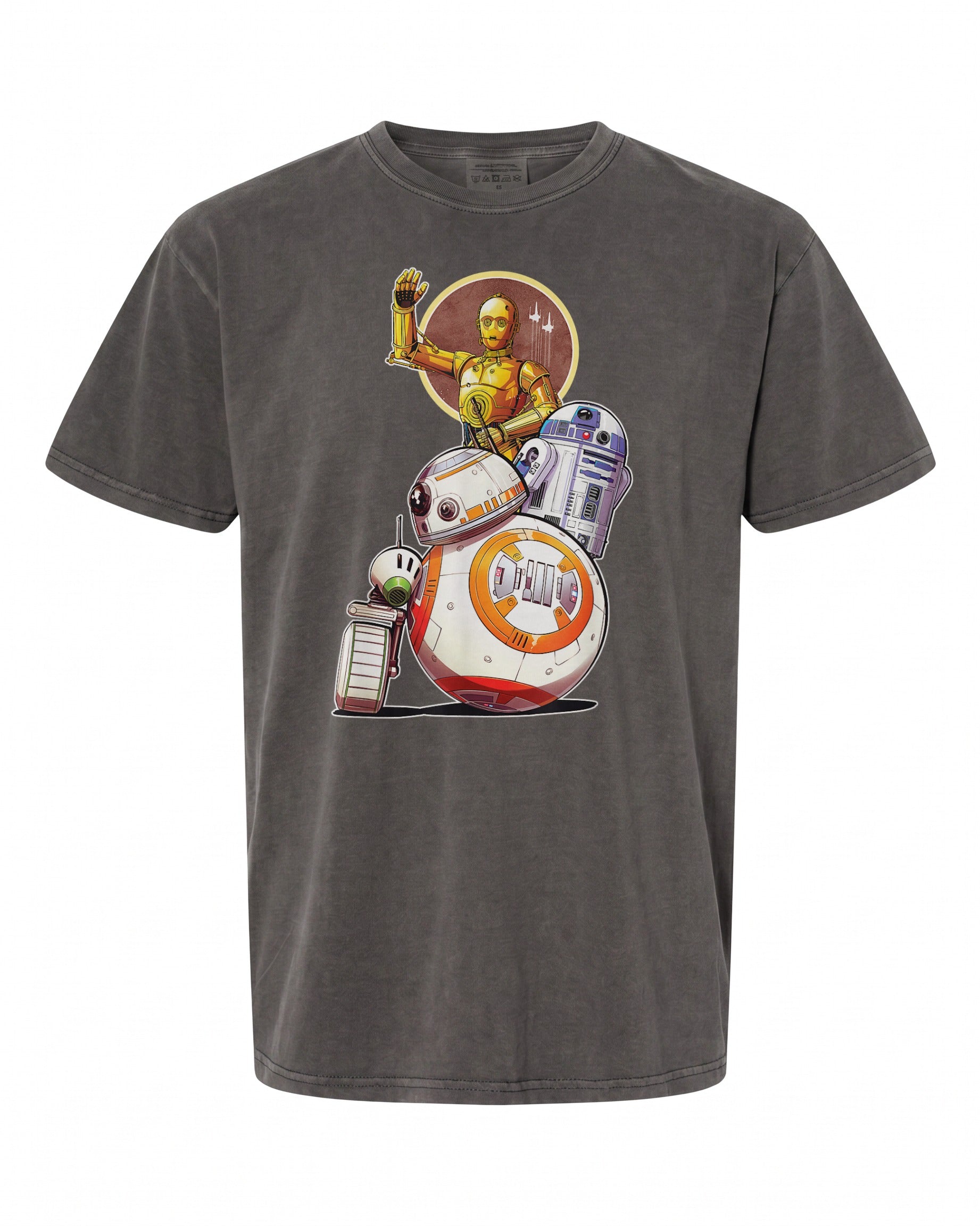 Star Wars Rise of Skywalker Droids Collage T-Shirt - Perfect for Fans | Vintage Style