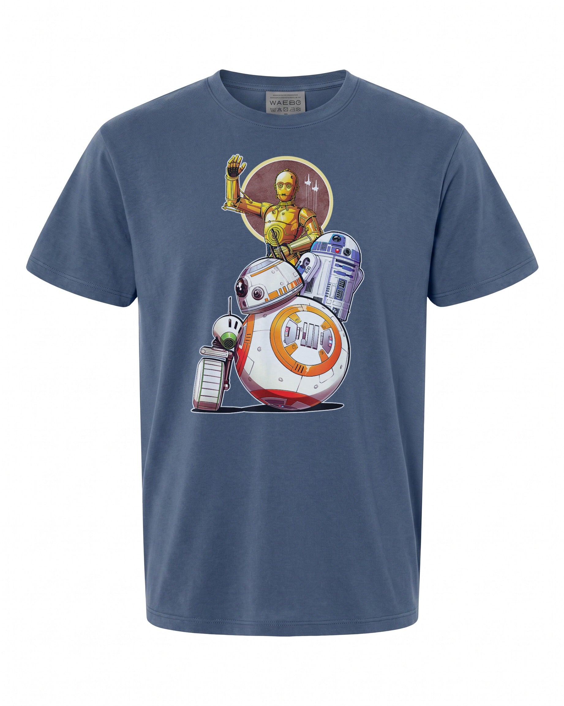 Star Wars Rise of Skywalker Droids Collage T-Shirt - Perfect for Fans | Vintage Style