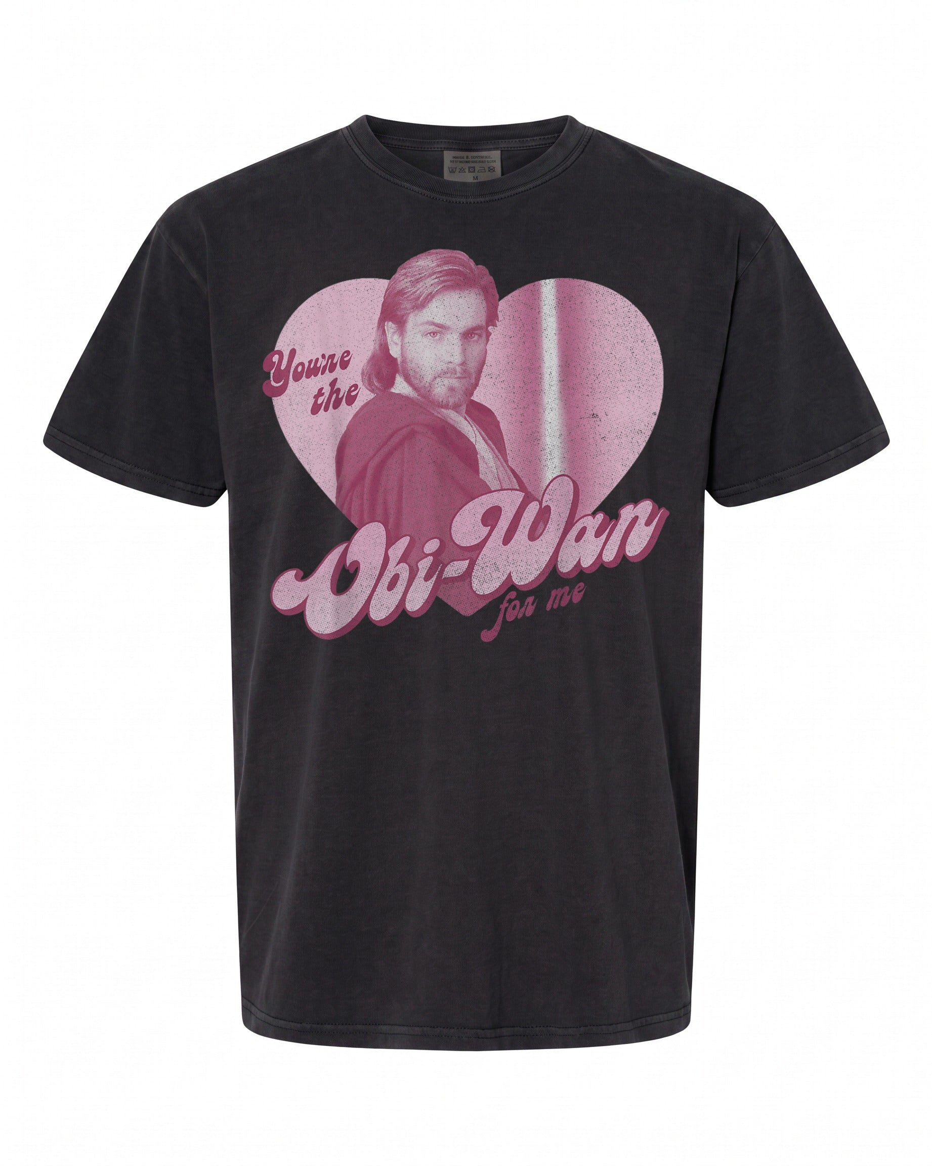 Star Wars Obi-Wan Heart Portrait T-Shirt - Perfect Gift for Fans | Retro Style