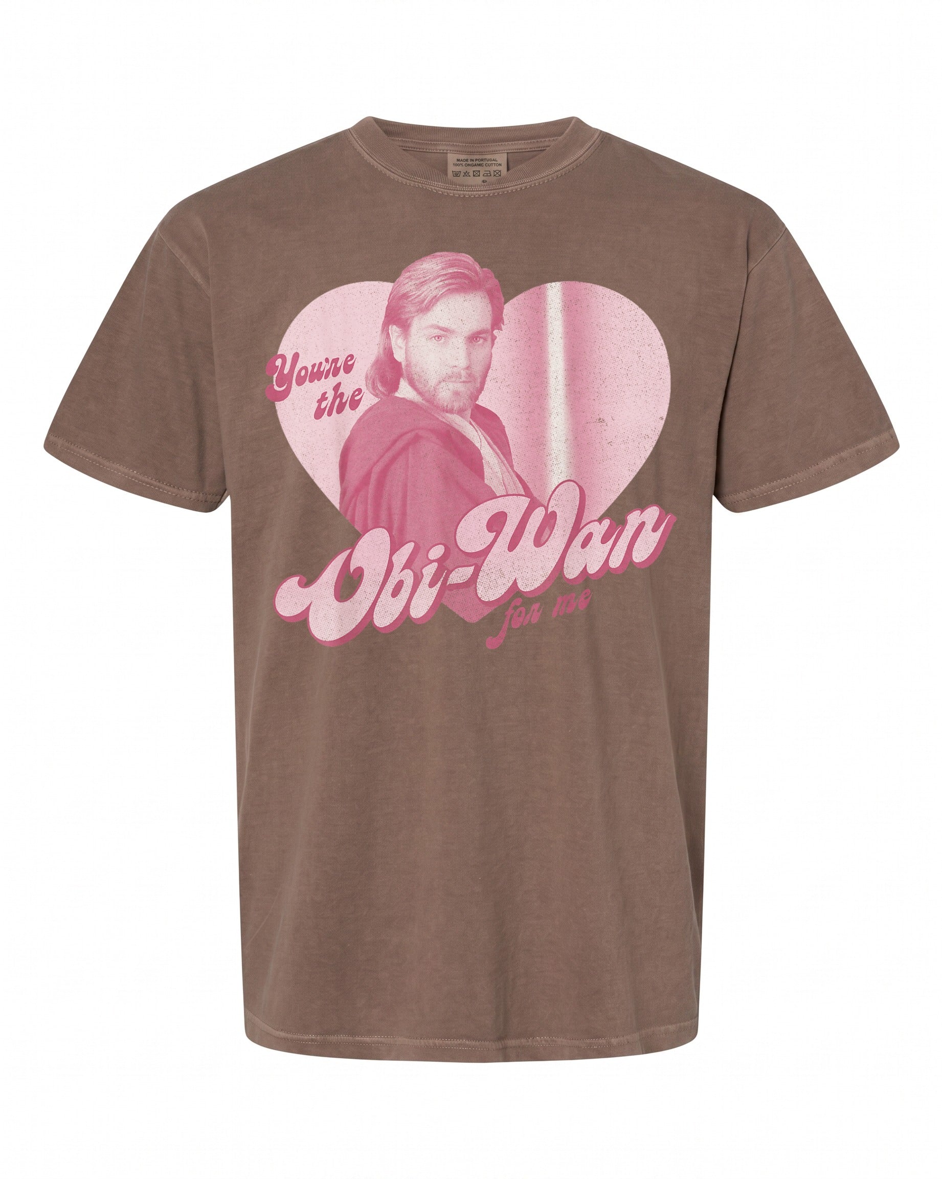 Star Wars Obi-Wan Heart Portrait T-Shirt - Perfect Gift for Fans | Retro Style
