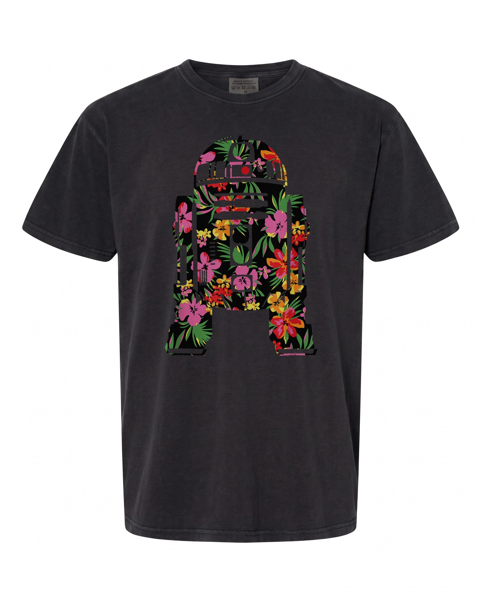 Star Wars Tropical R2-D2 Floral Print T-Shirt - Fun for Fans | Retro Vibes