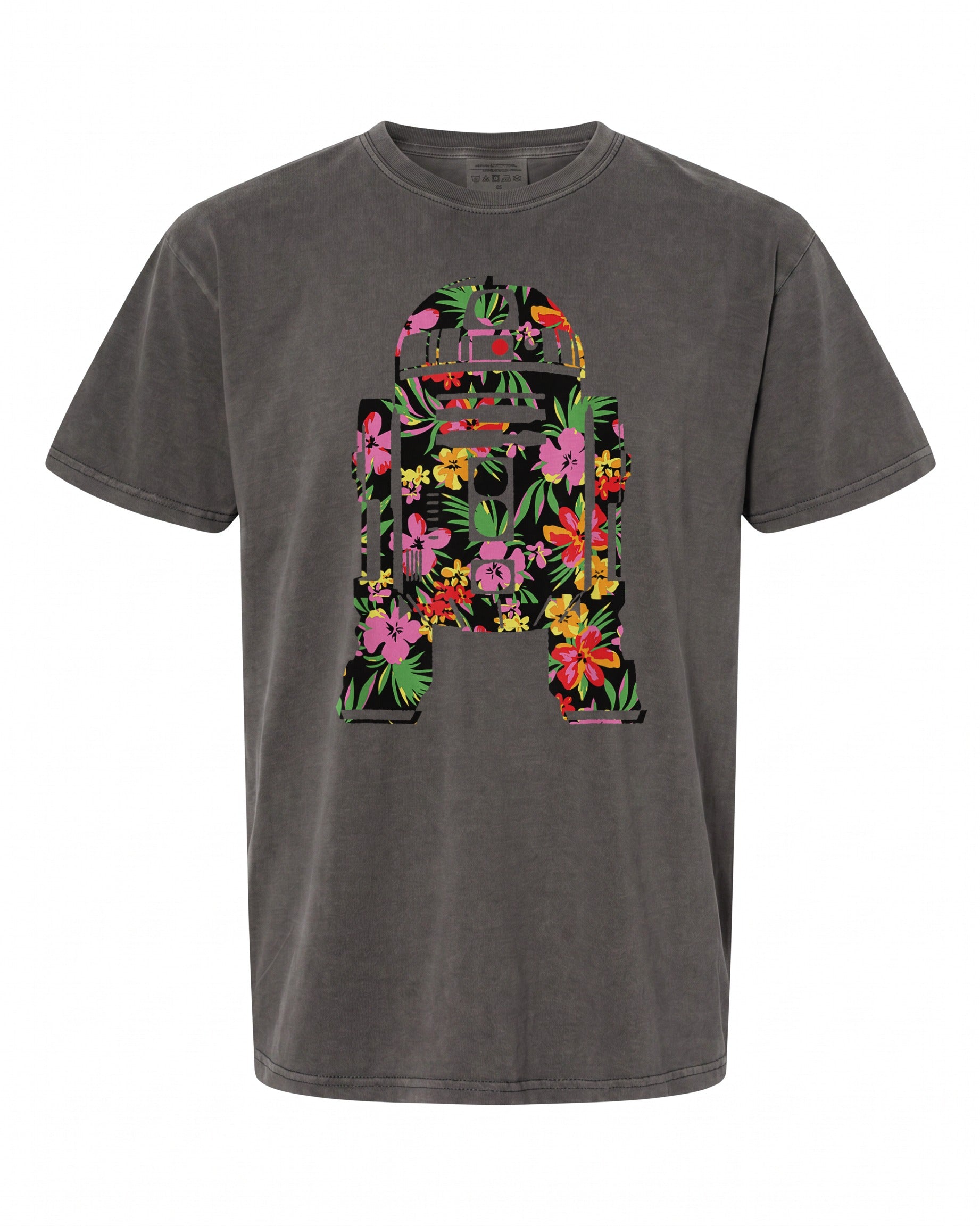 Star Wars Tropical R2-D2 Floral Print T-Shirt - Fun for Fans | Retro Vibes