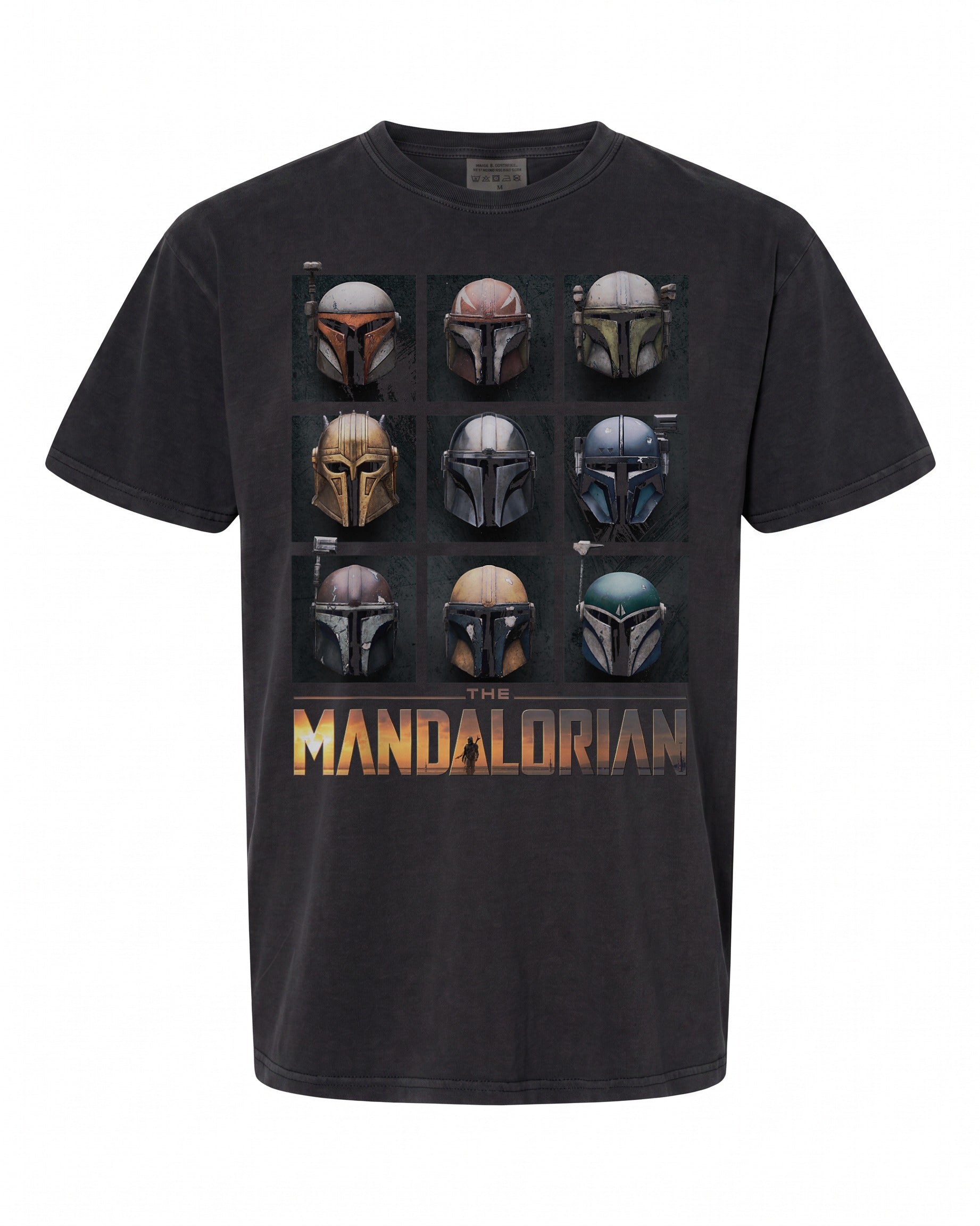Star Wars The Mandalorian Helmet Box T-Shirt - Perfect for Fans | Retro Style