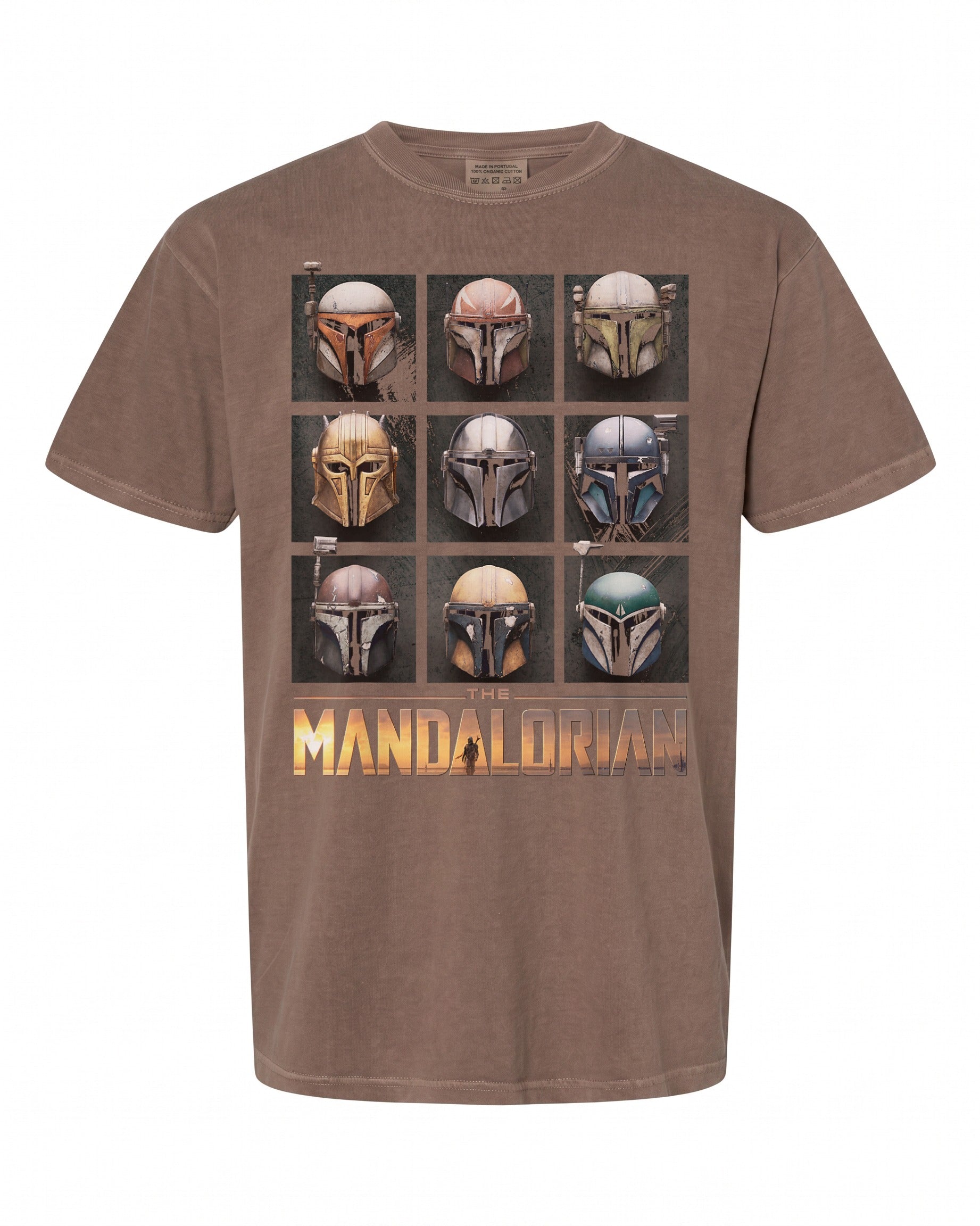Star Wars The Mandalorian Helmet Box T-Shirt - Perfect for Fans | Retro Style