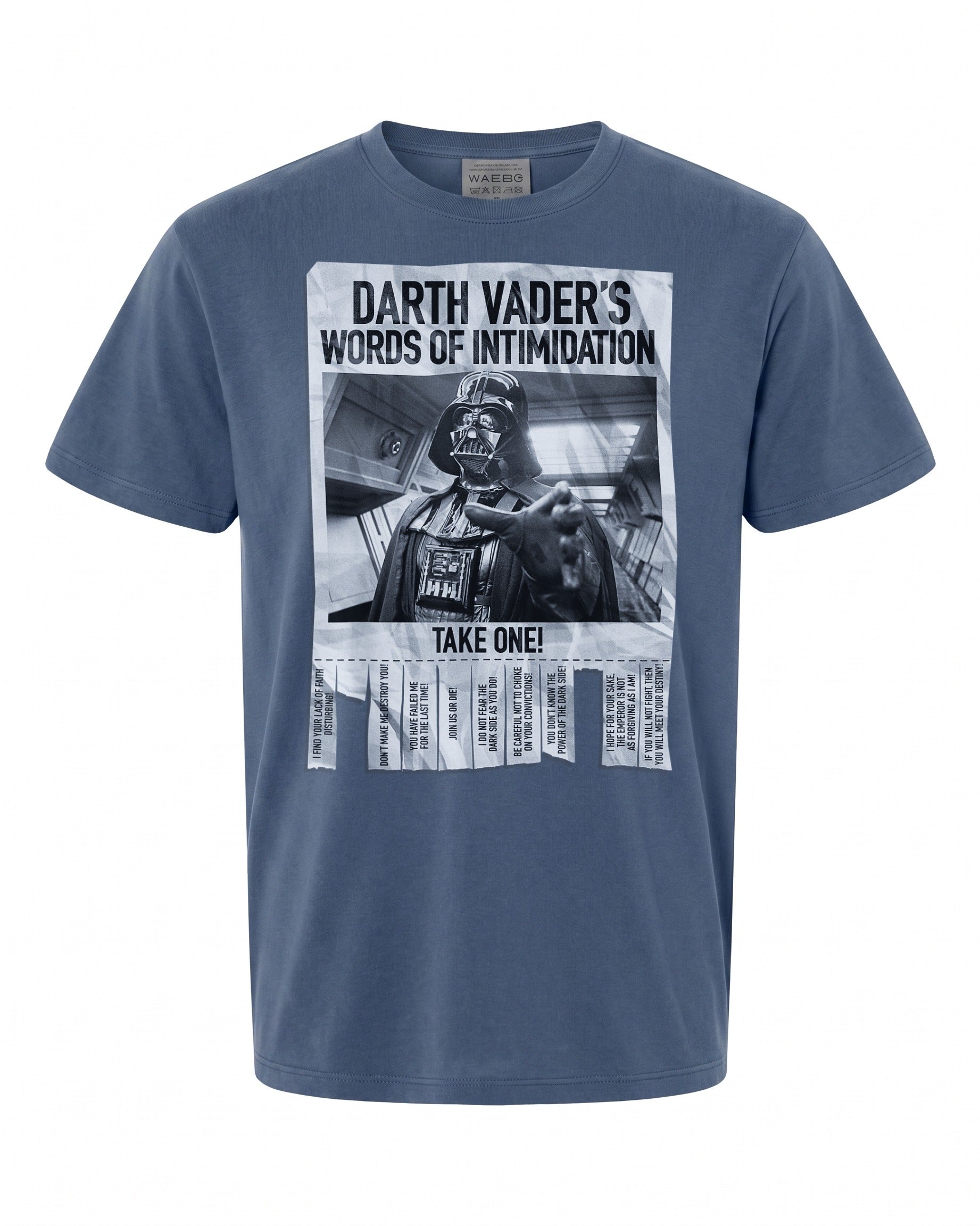 Darth Vader's Words Of Intimidation T-Shirt - Perfect Gift for Star Wars Fans