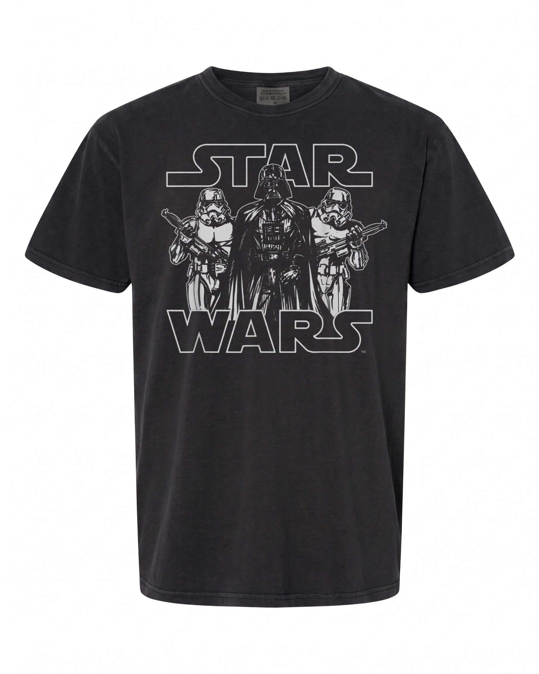 Star Wars Darth Vader & Stormtroopers T-Shirt - Iconic Design for Fans | Vintage Style