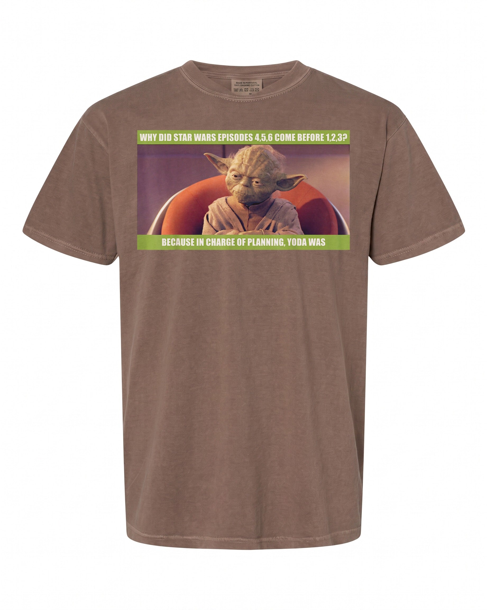Star Wars Meme T-Shirt - Fun Yoda Planning Design | Geek Apparel
