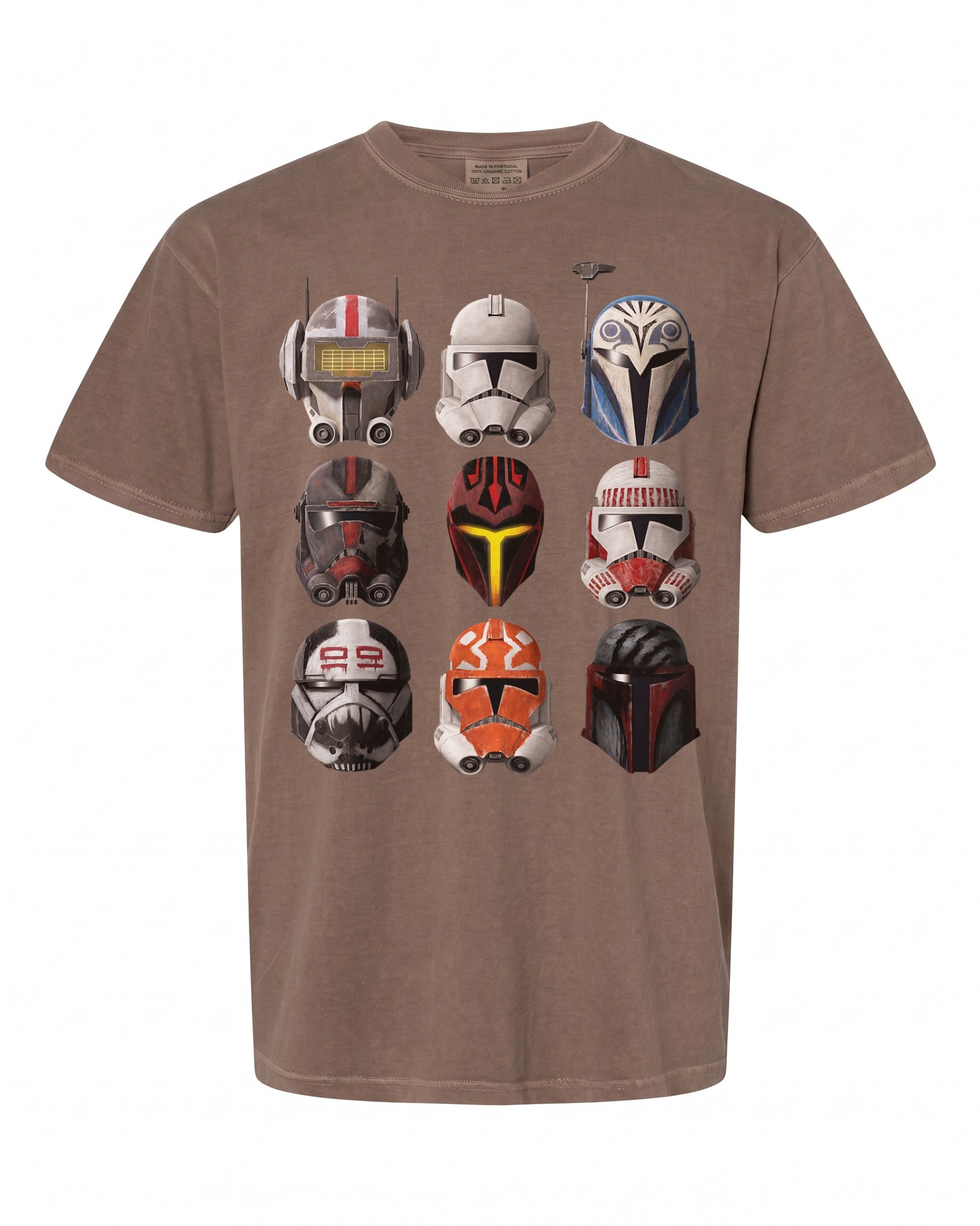 Star Wars Clone Helmets T-Shirt - Perfect for Fans | Vintage Style