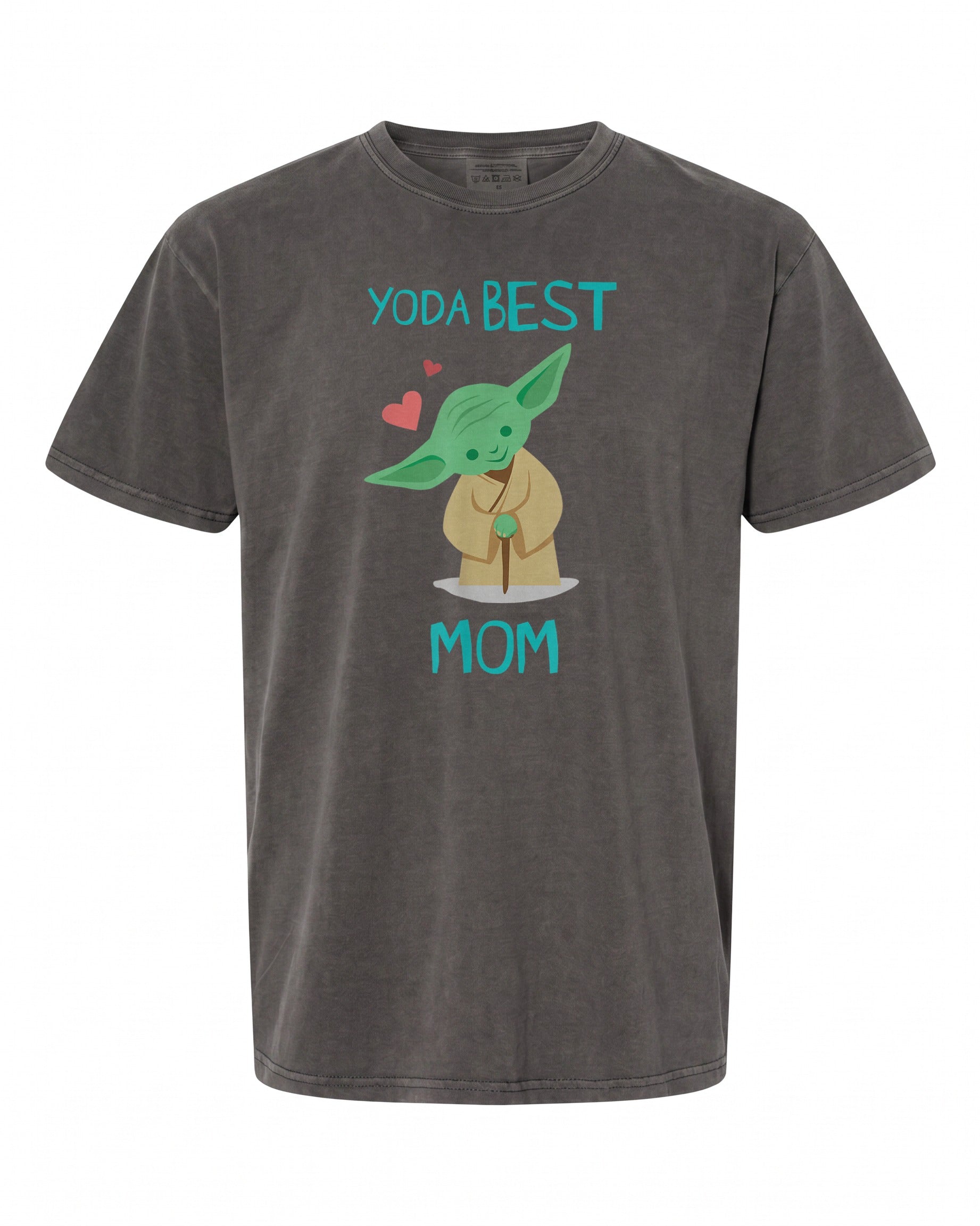 Star Wars Yoda Best Mom Hearts T-Shirt - Perfect Mother's Day Gift | Retro Style