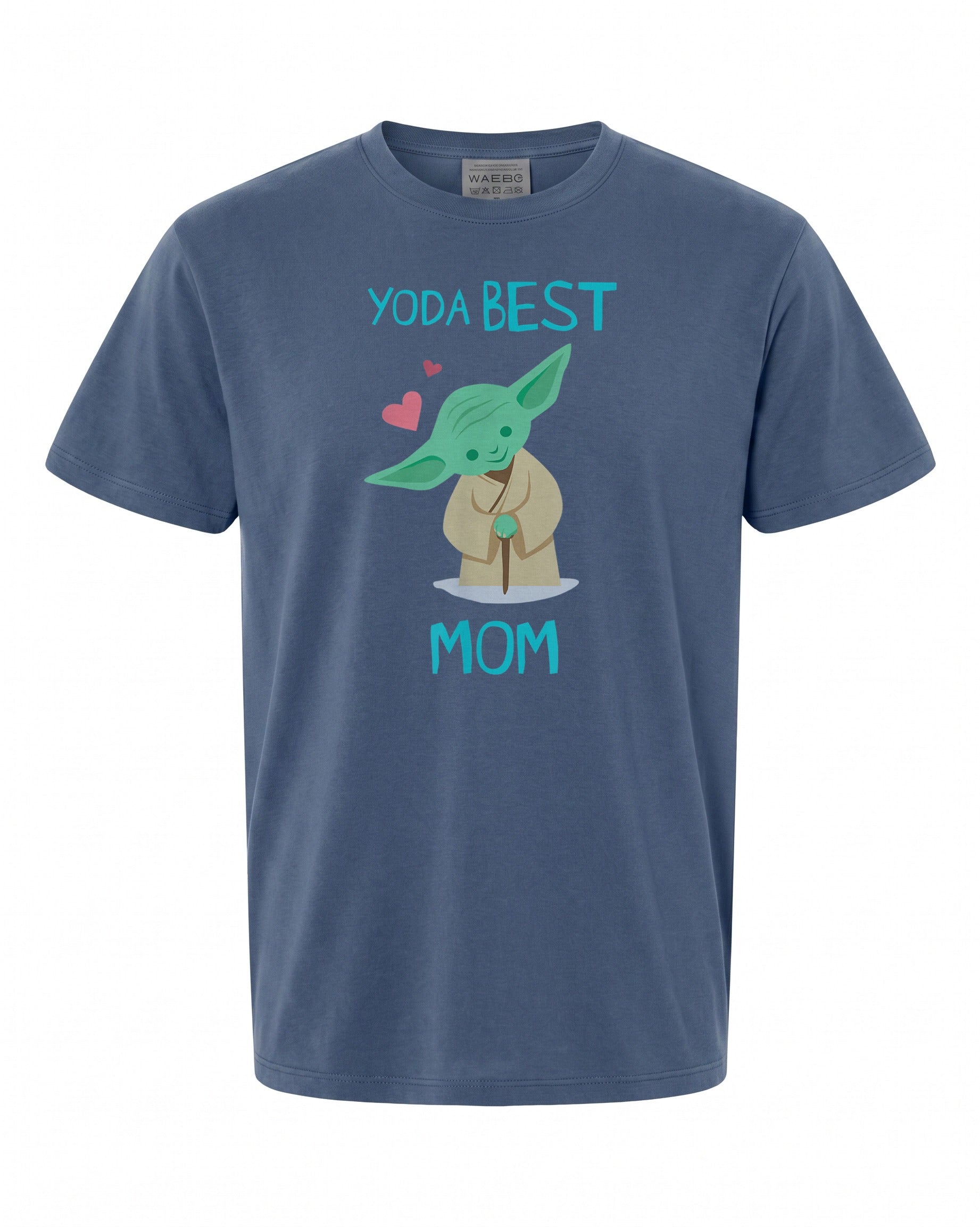 Star Wars Yoda Best Mom Hearts T-Shirt - Perfect Mother's Day Gift | Retro Style