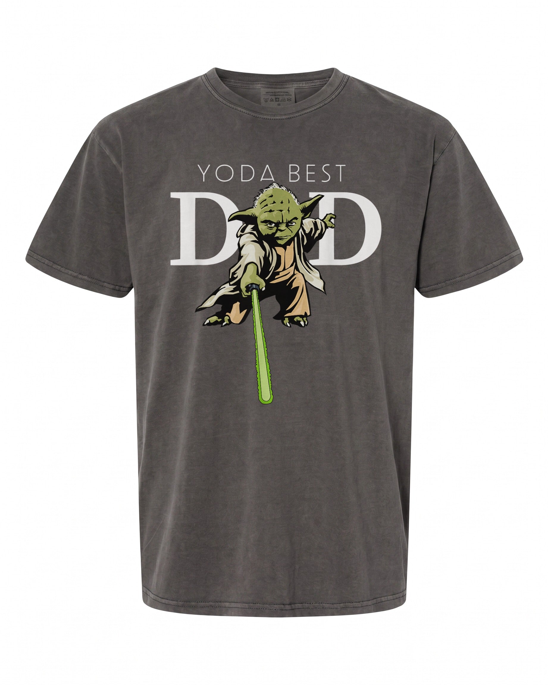 Star Wars Yoda Lightsaber Best Dad T-Shirt - Fun Gift for Fathers