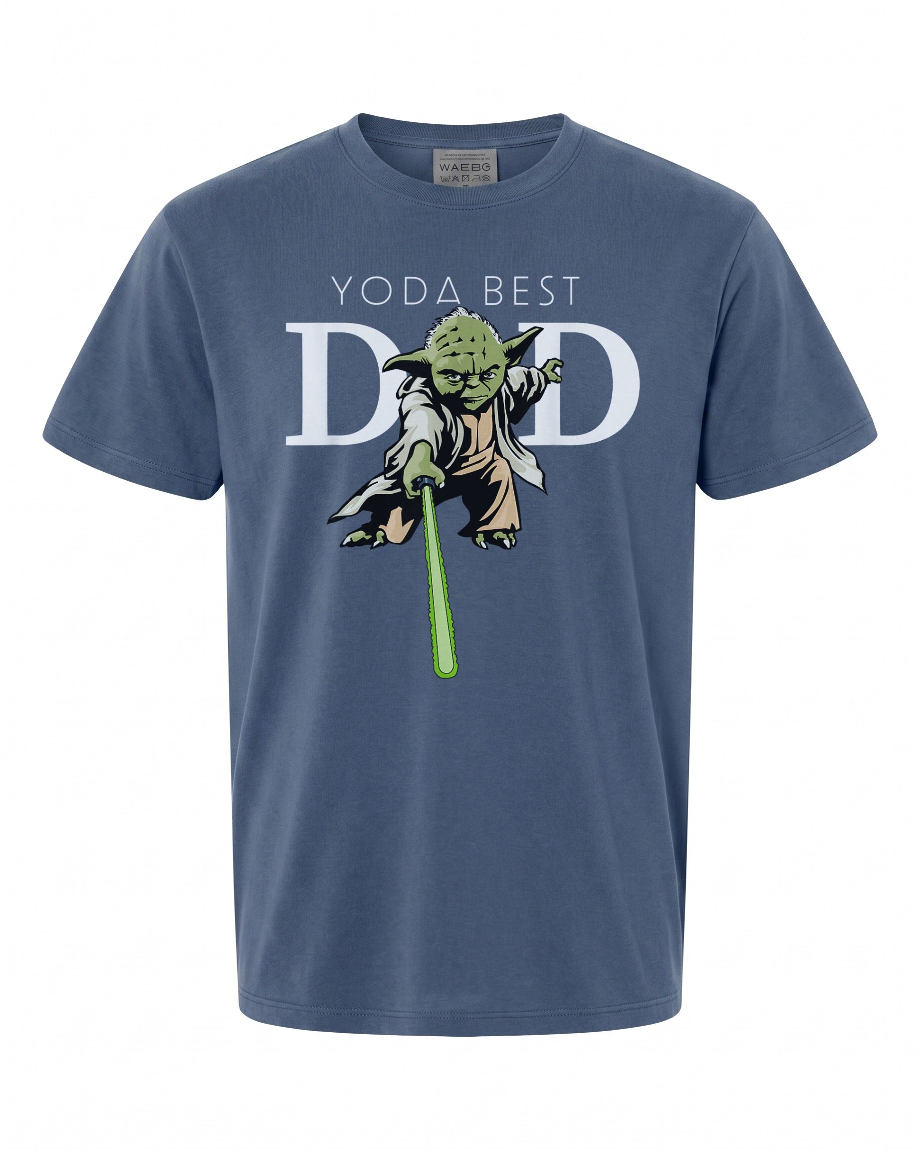 Star Wars Yoda Lightsaber Best Dad T-Shirt - Fun Gift for Fathers