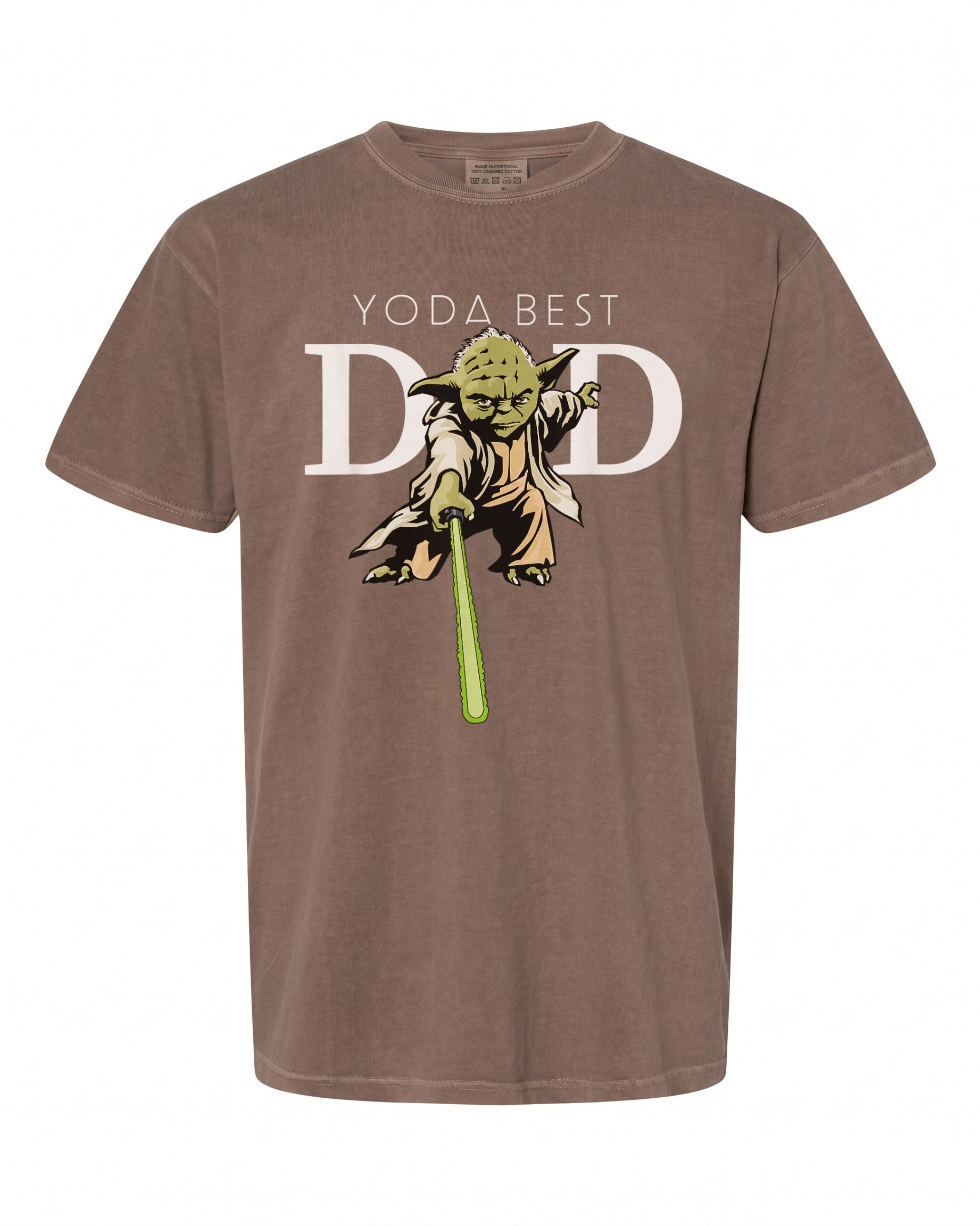 Star Wars Yoda Lightsaber Best Dad T-Shirt - Fun Gift for Fathers
