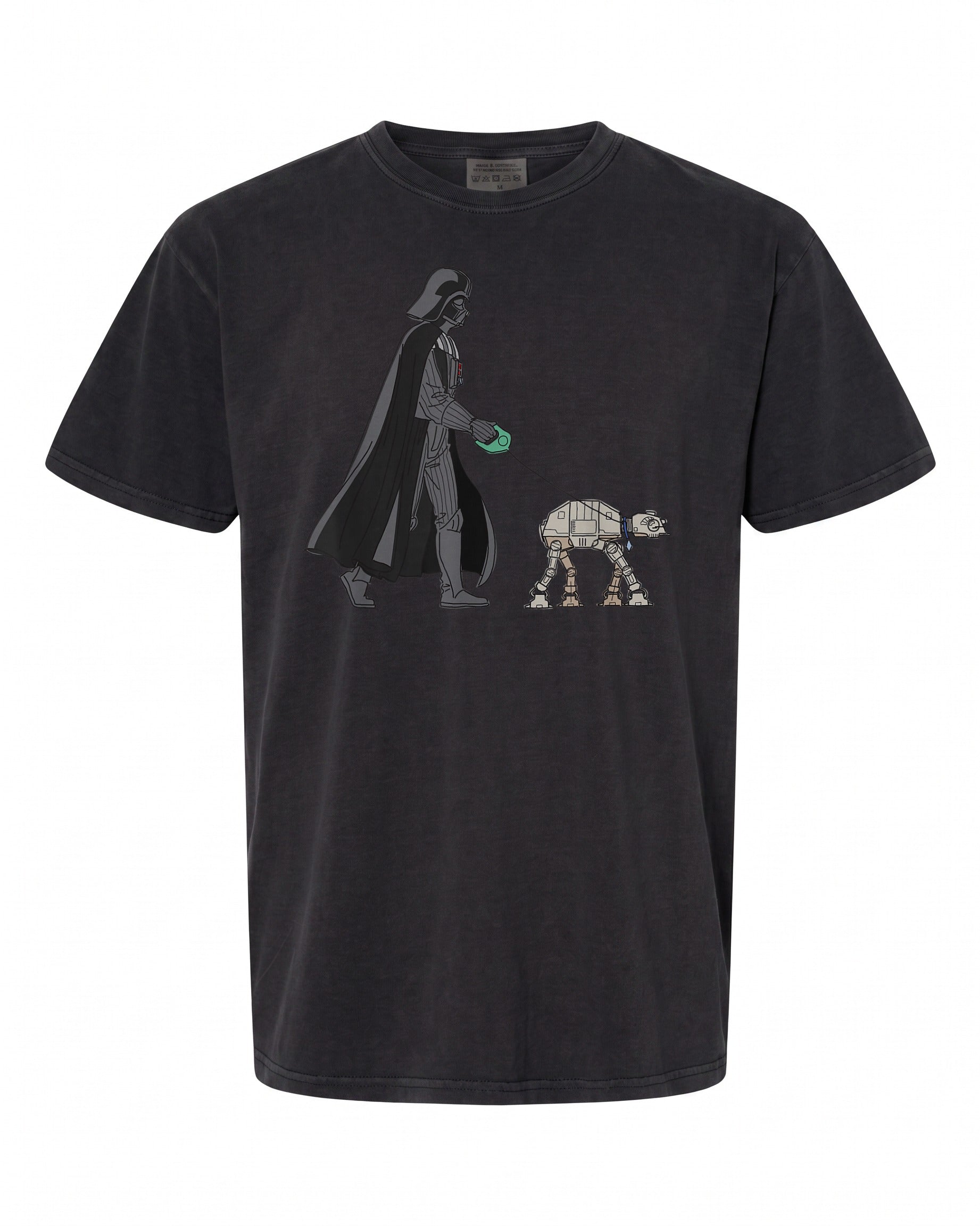 Star Wars Darth Vader Dog Walker Meme T-Shirt - Fun Gift for Fans | Retro Style