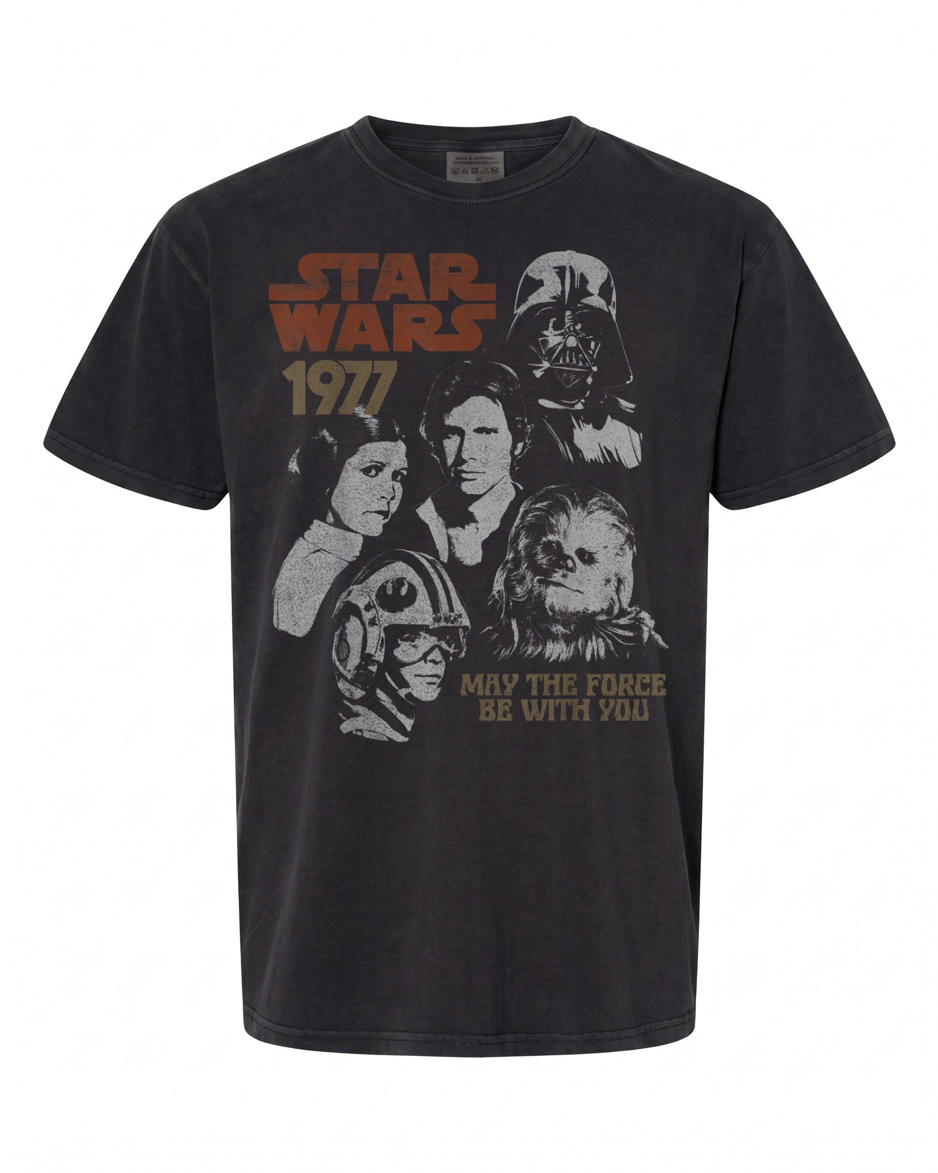 Star Wars 1977 Vintage Portrait Collage T-Shirt - Perfect for Fans