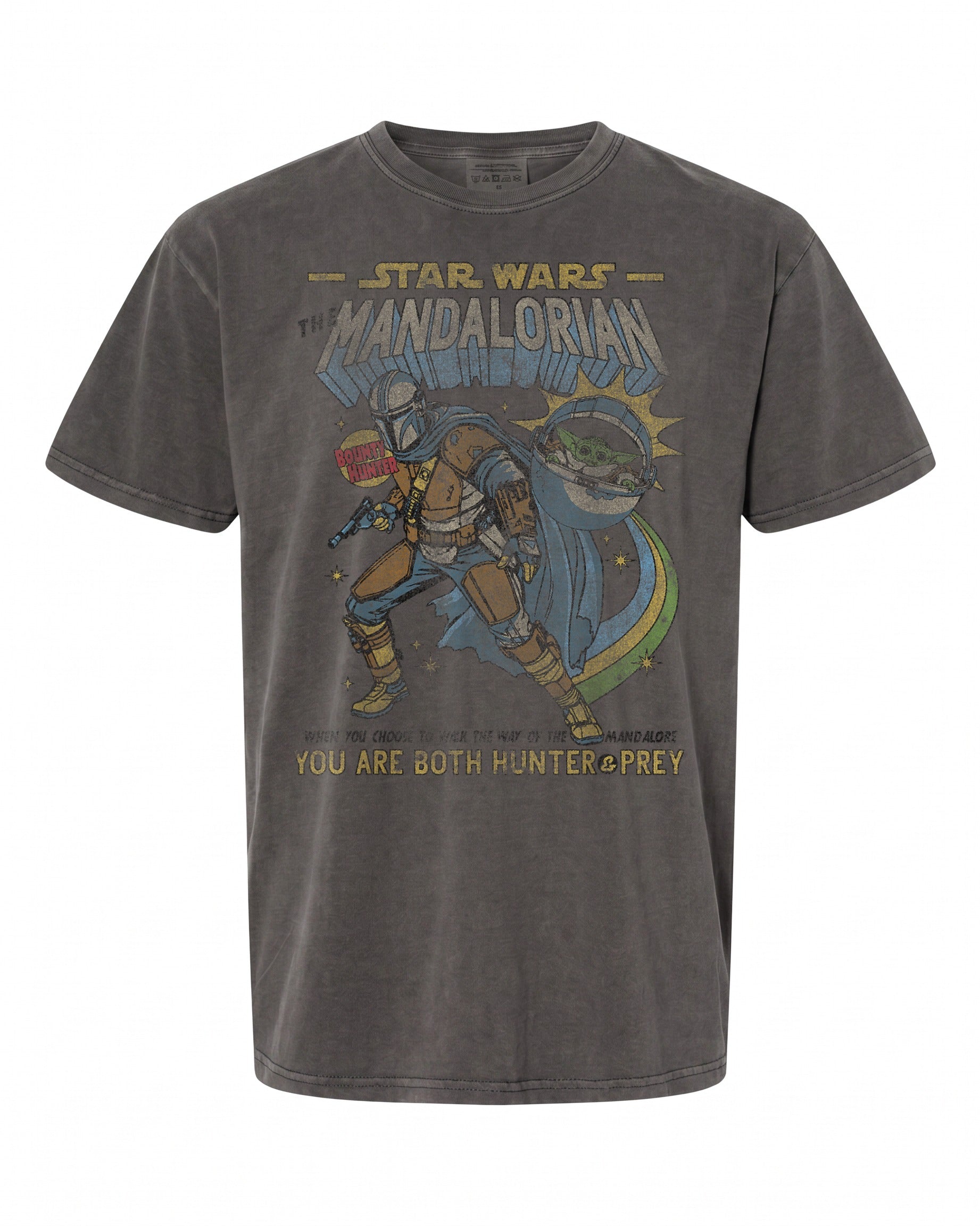 Star Wars Mandalorian Comic T-Shirt - Vintage Design for Fans