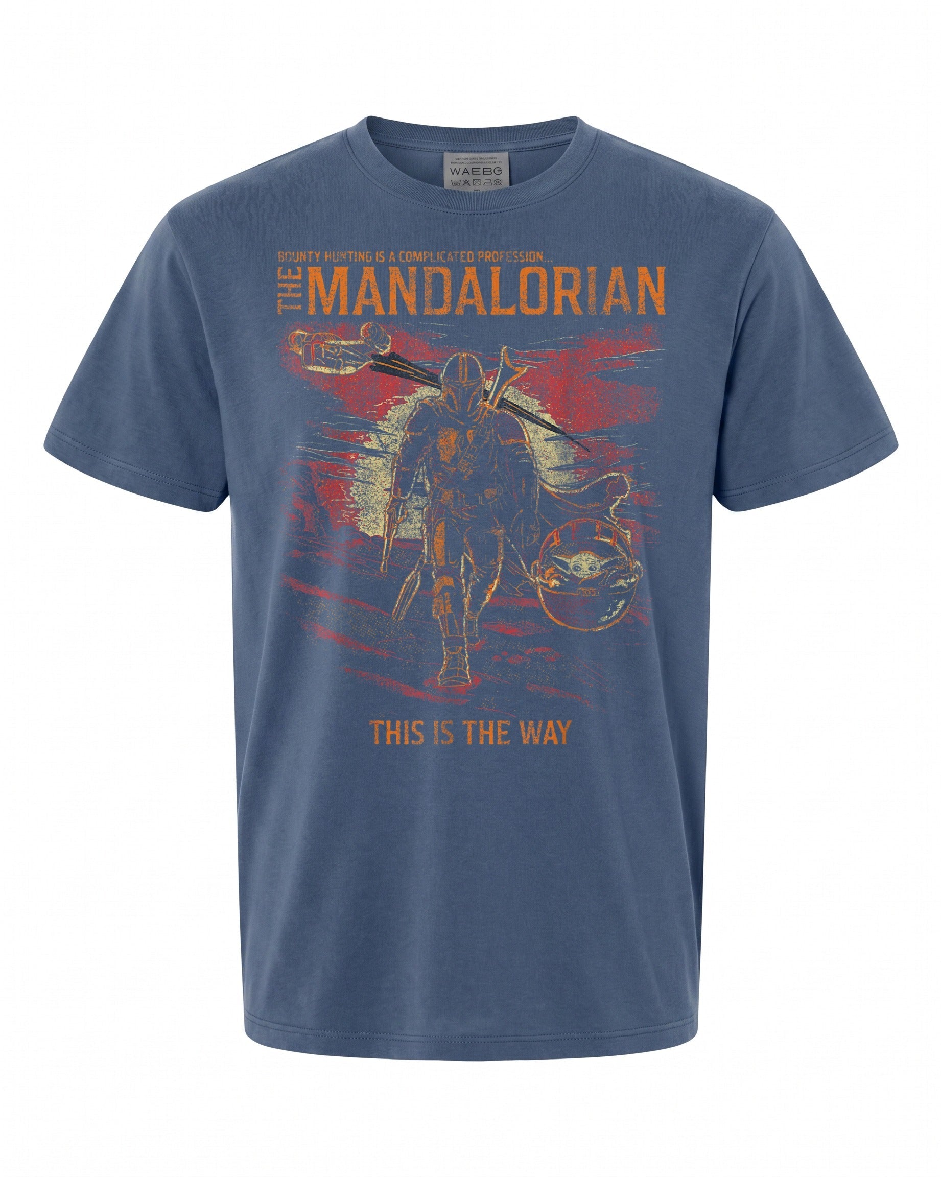 Star Wars: The Mandalorian T-Shirt - Distressed Vintage Style | Fan Favorite