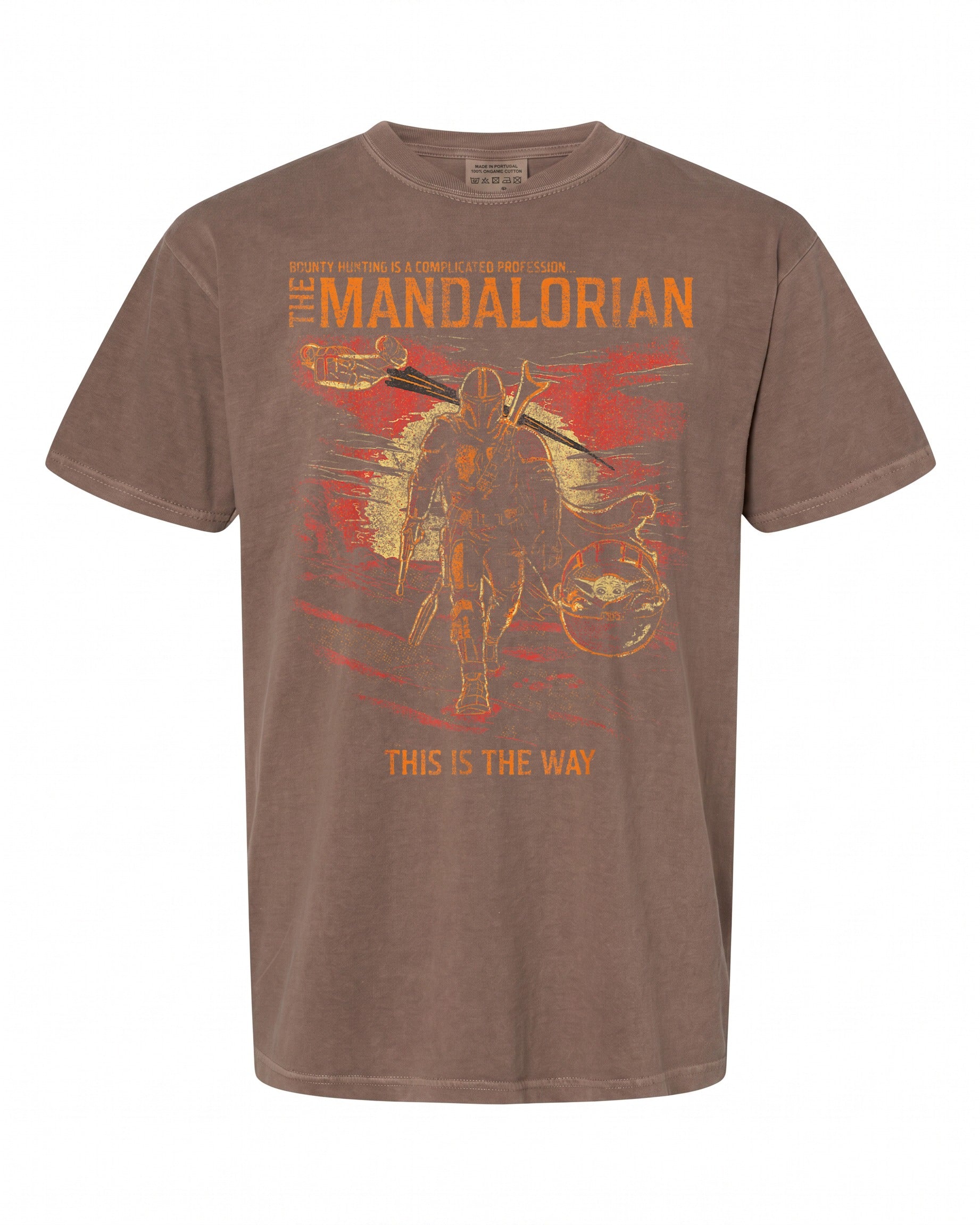 Star Wars: The Mandalorian T-Shirt - Distressed Vintage Style | Fan Favorite
