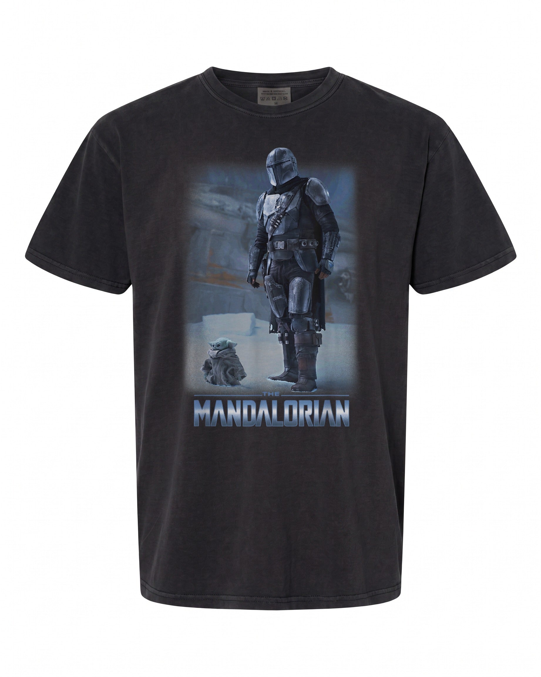 Star Wars The Mandalorian T-Shirt - Icy Portrait Design | Premium Quality