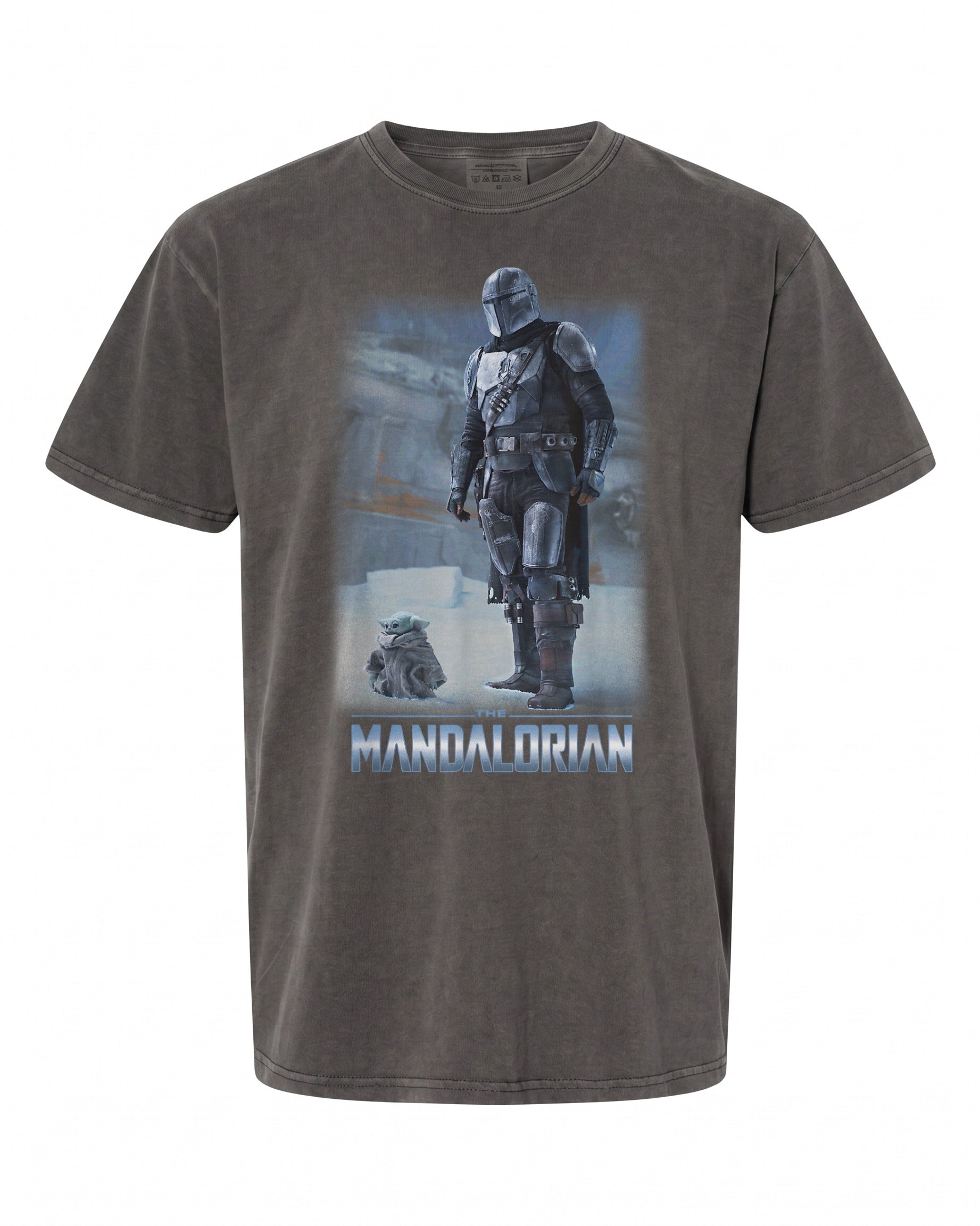 Star Wars The Mandalorian T-Shirt - Icy Portrait Design | Premium Quality