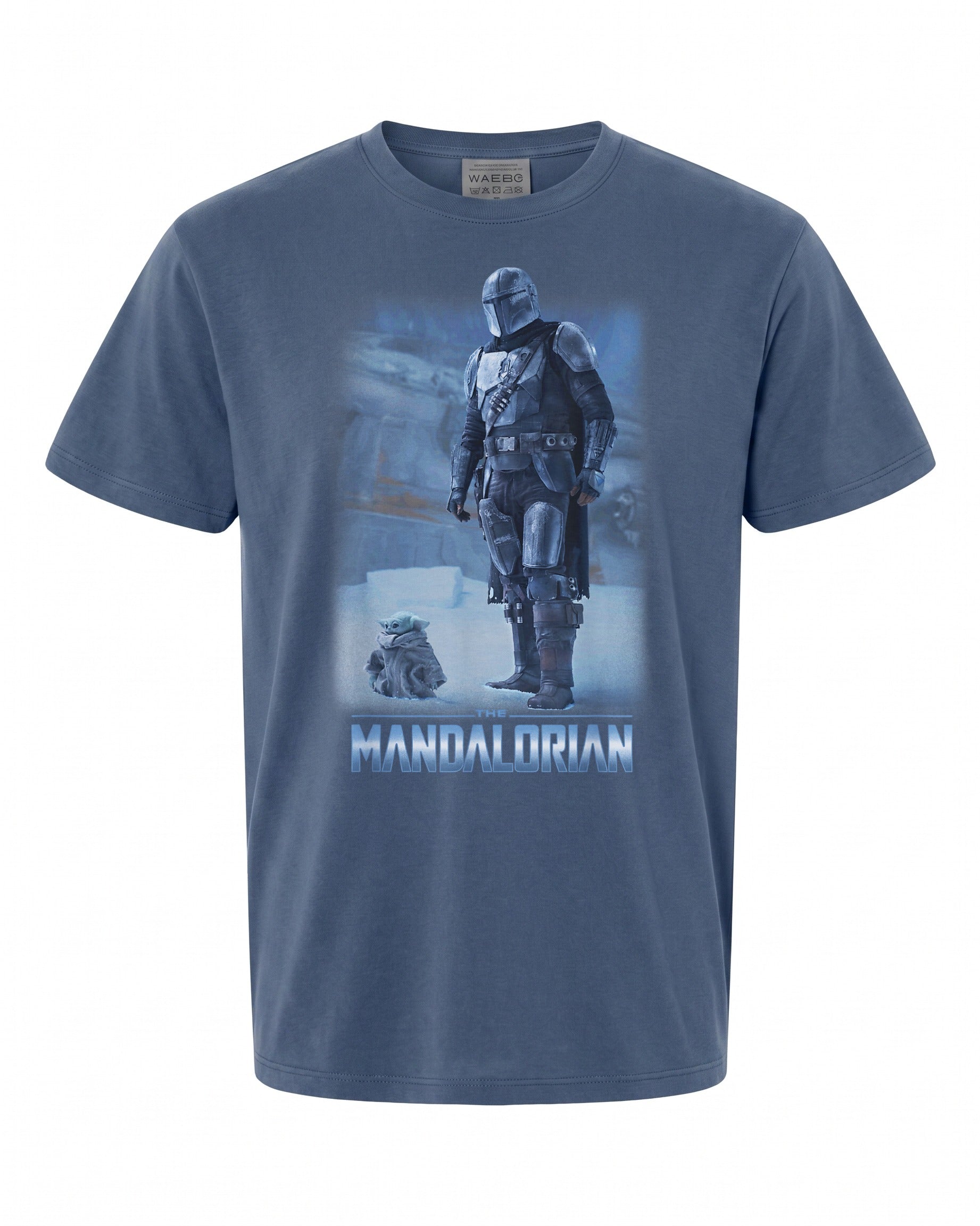 Star Wars The Mandalorian T-Shirt - Icy Portrait Design | Premium Quality