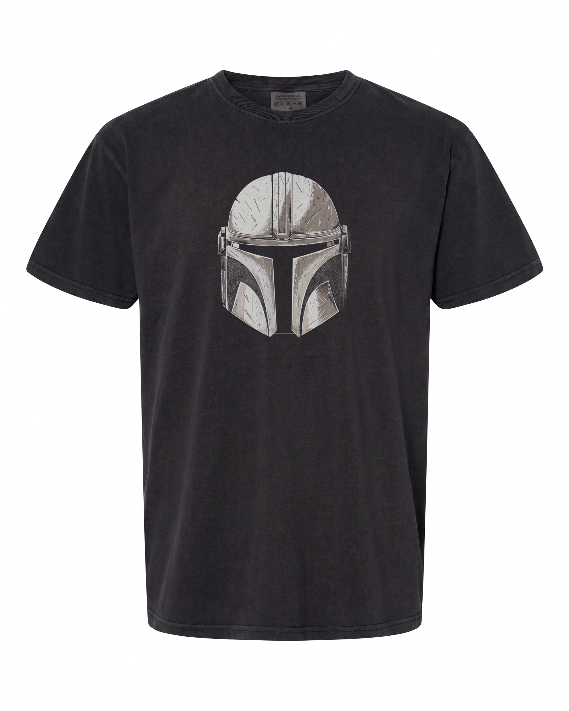 Star Wars Mandalorian Helmet T-Shirt - Iconic Design for Fans | Premium Quality