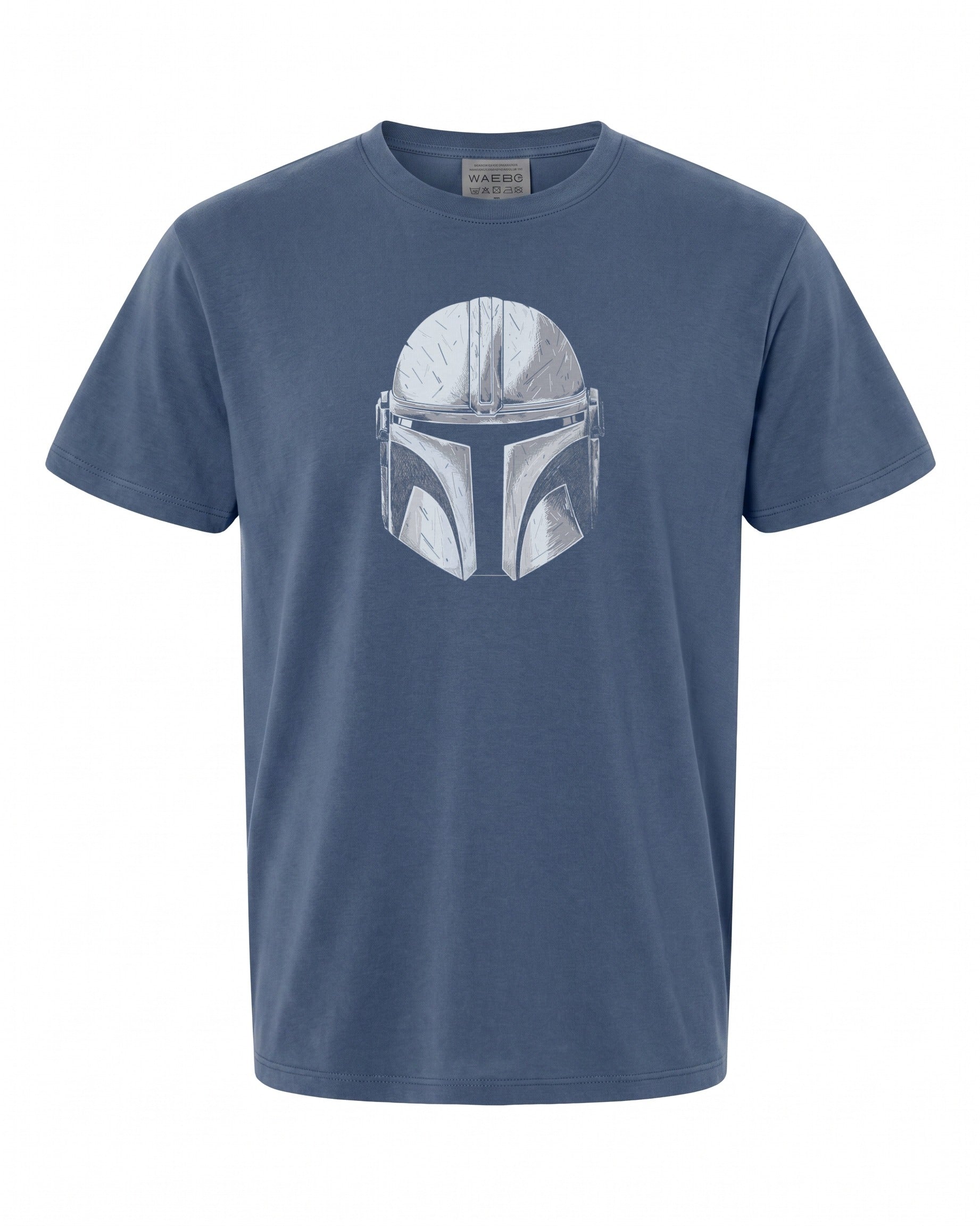 Star Wars Mandalorian Helmet T-Shirt - Iconic Design for Fans | Premium Quality