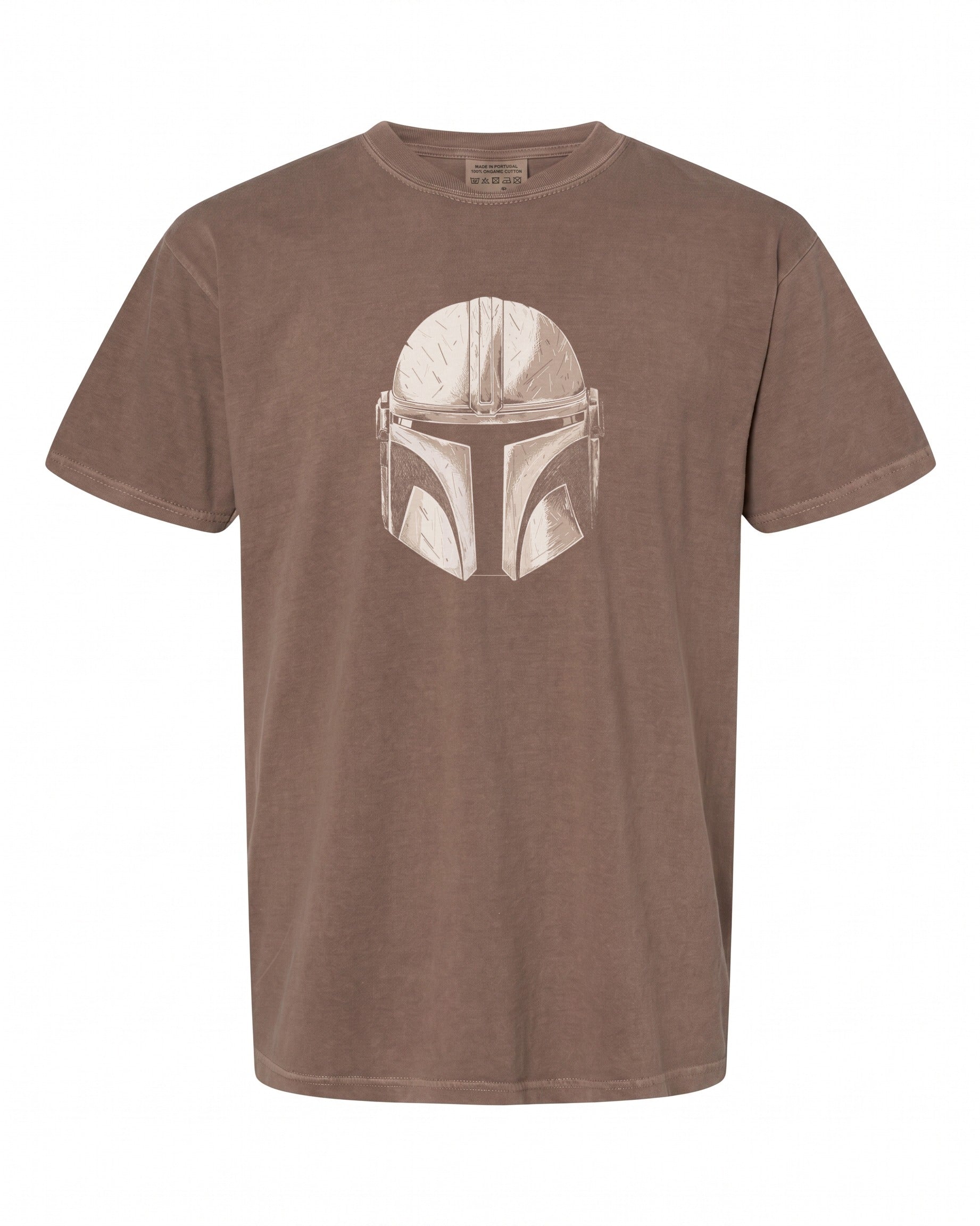 Star Wars Mandalorian Helmet T-Shirt - Iconic Design for Fans | Premium Quality