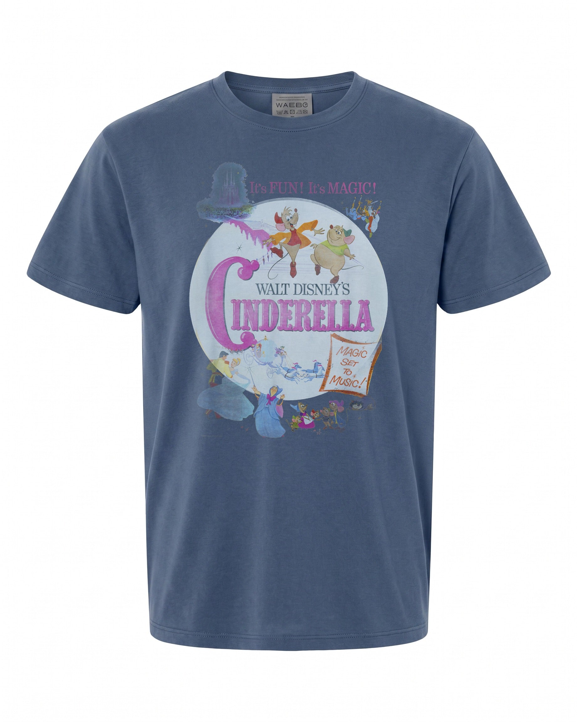 Disney Cinderella Vintage Classic Movie Poster T-Shirt - Timeless Design | Perfect Gift