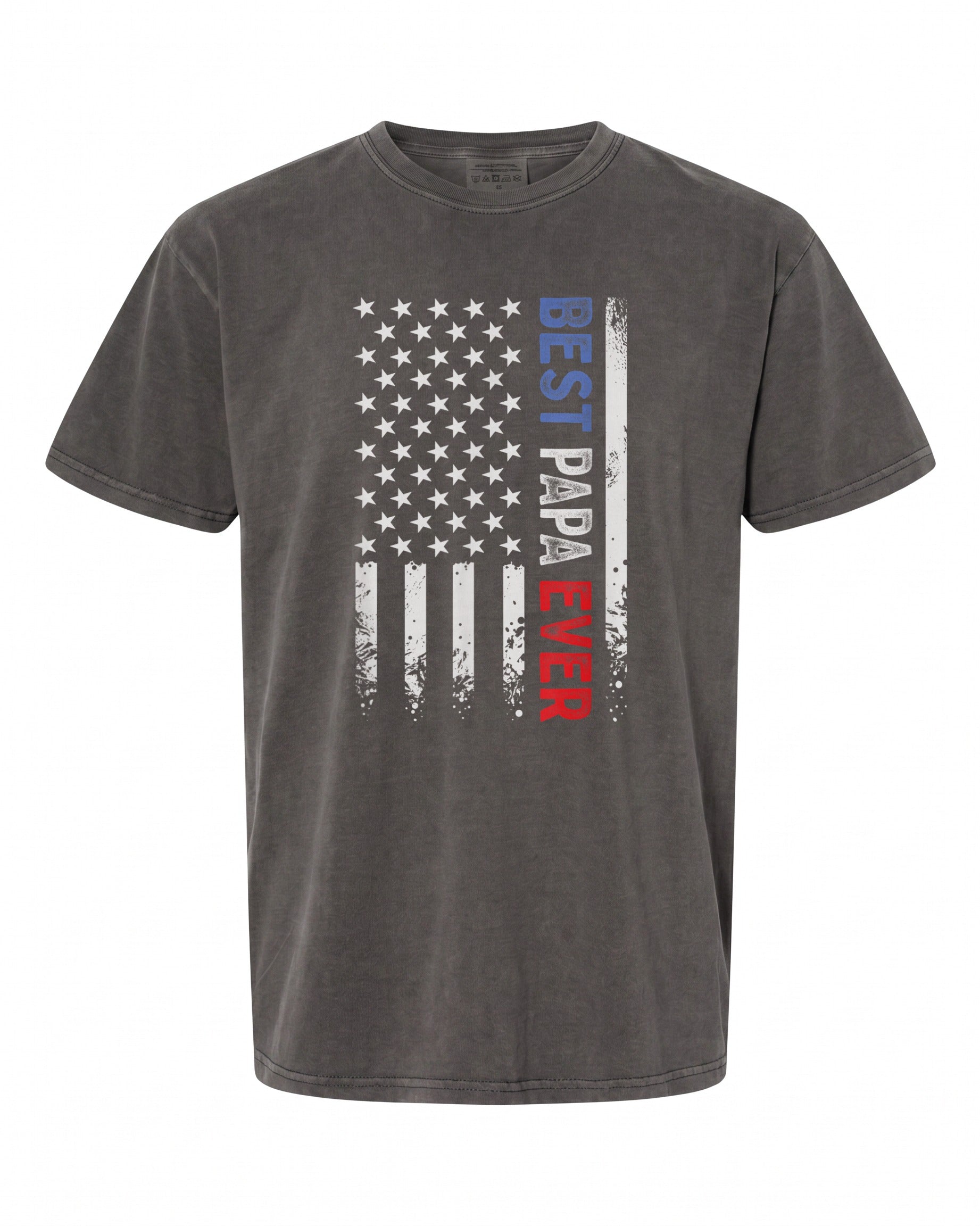 Best Papa Ever T-Shirt - Celebrate Father's Day | Patriotic Style