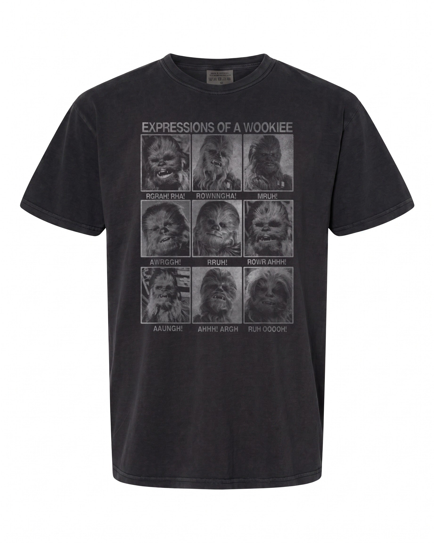 Star Wars Chewbacca Expressions T-Shirt - Fun Gift for Fans | Retro Style